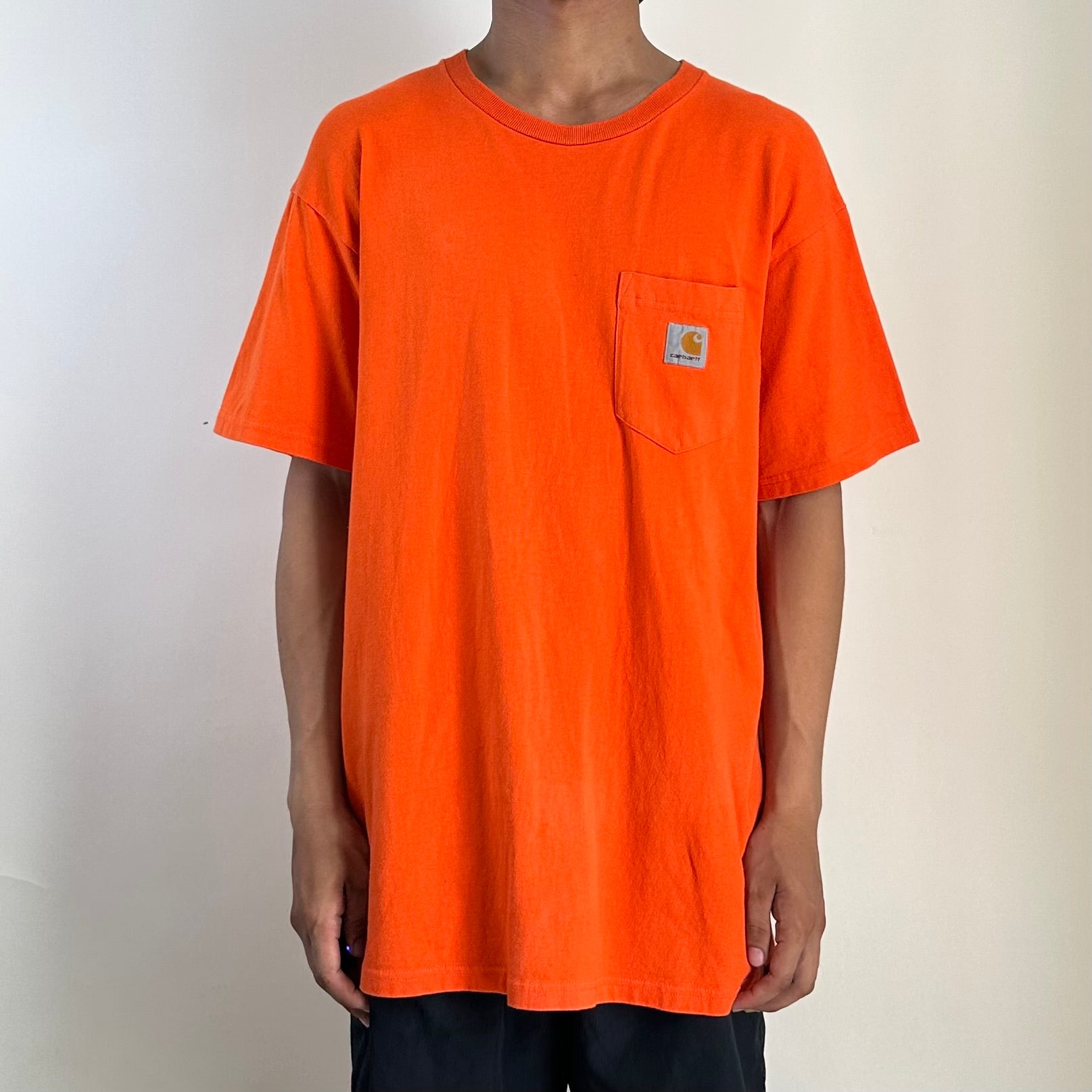 Carhartt WIP Pocket Tee in Orange Size Medium (Fits Large)
