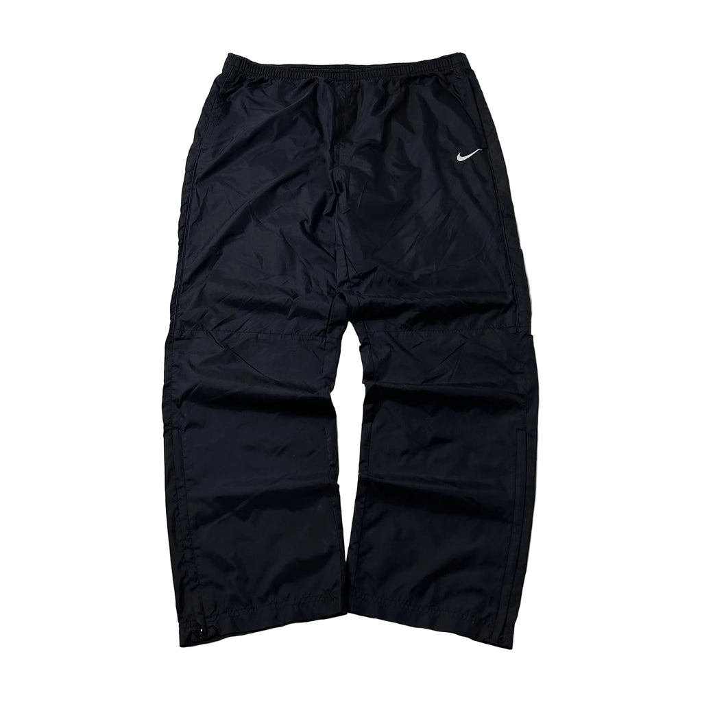 NIKE Y2K Embroidery Swoosh Track Pants in Black (Size 34-40)