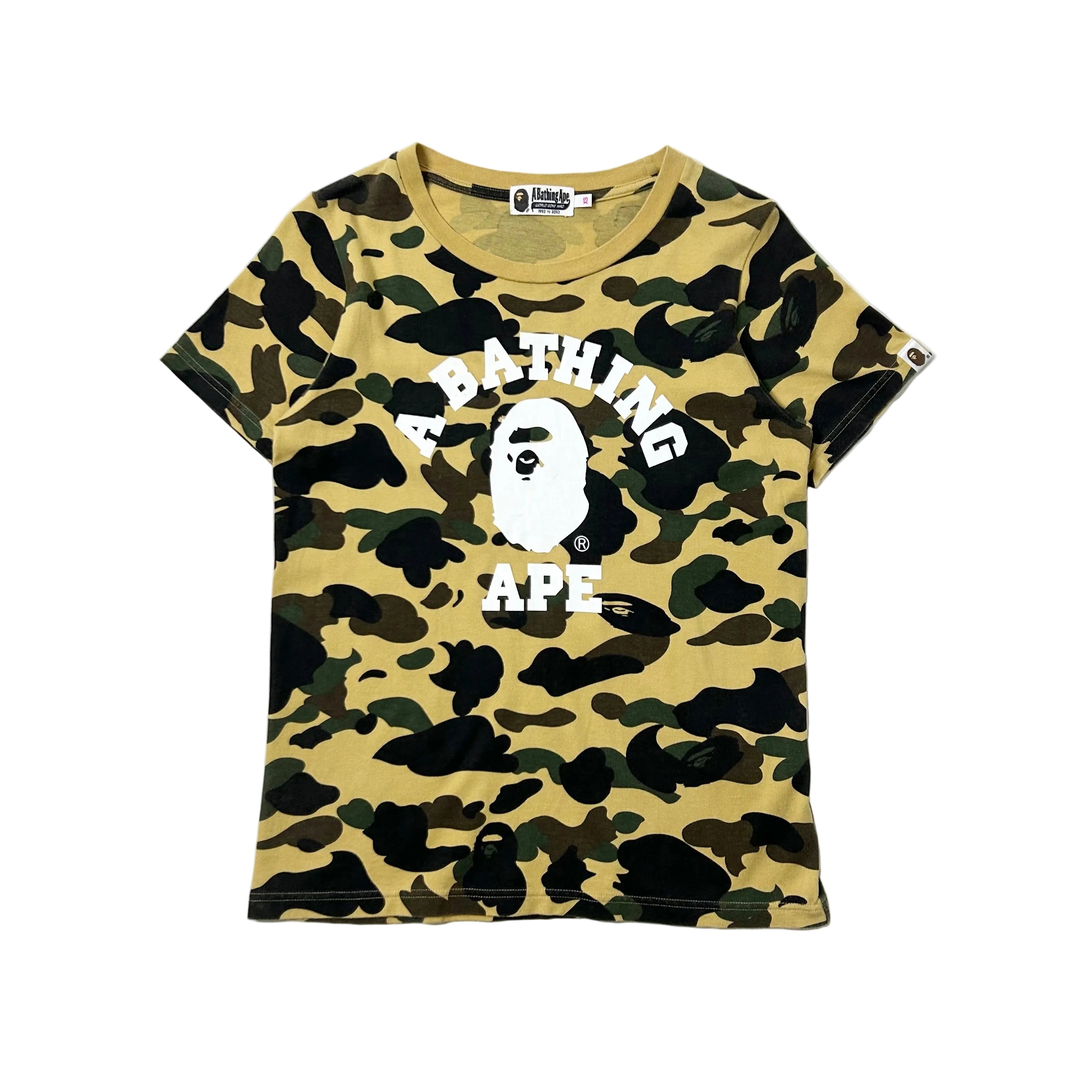 A Bathing Ape BAPE 1st Camo College T-shirt for Women (Size XS)