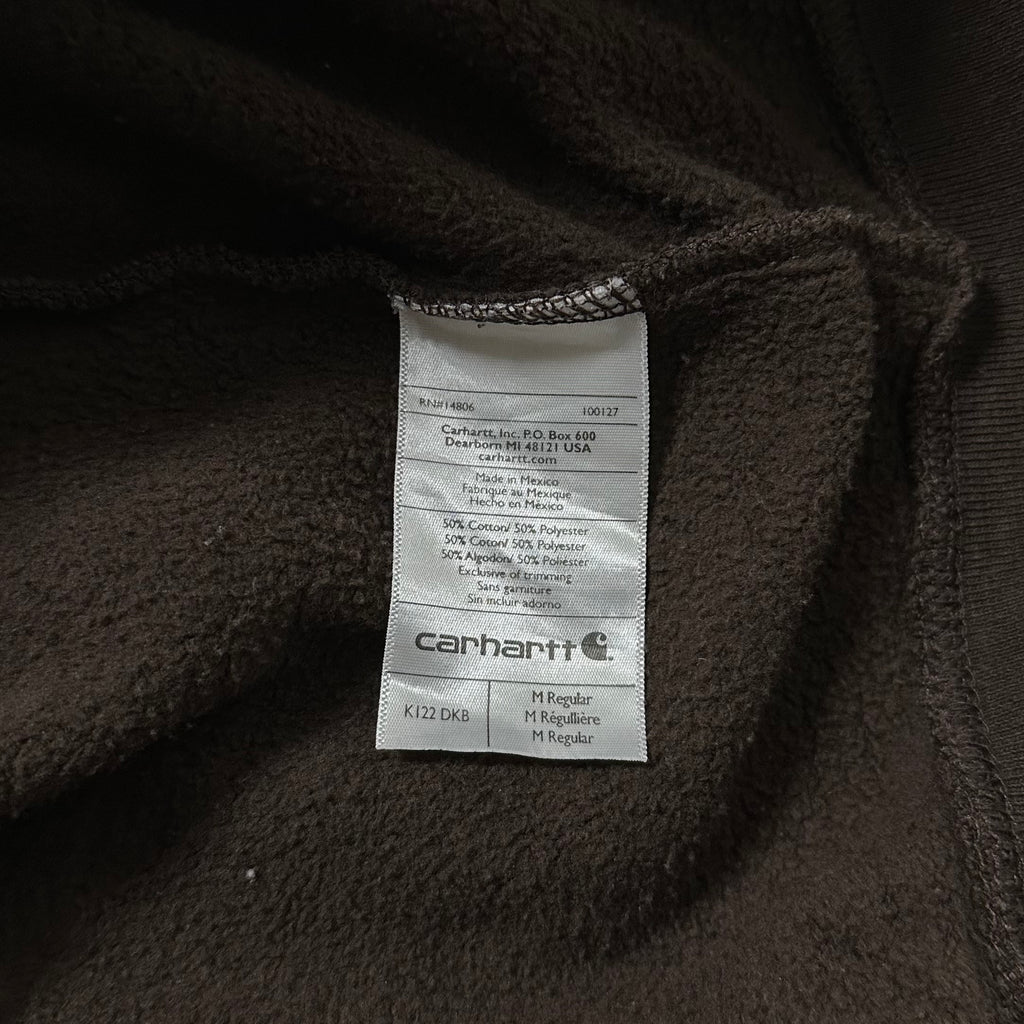 Carhartt Full-zip Hoodie Jacket in Choco Brown (Size Medium) — SOLD