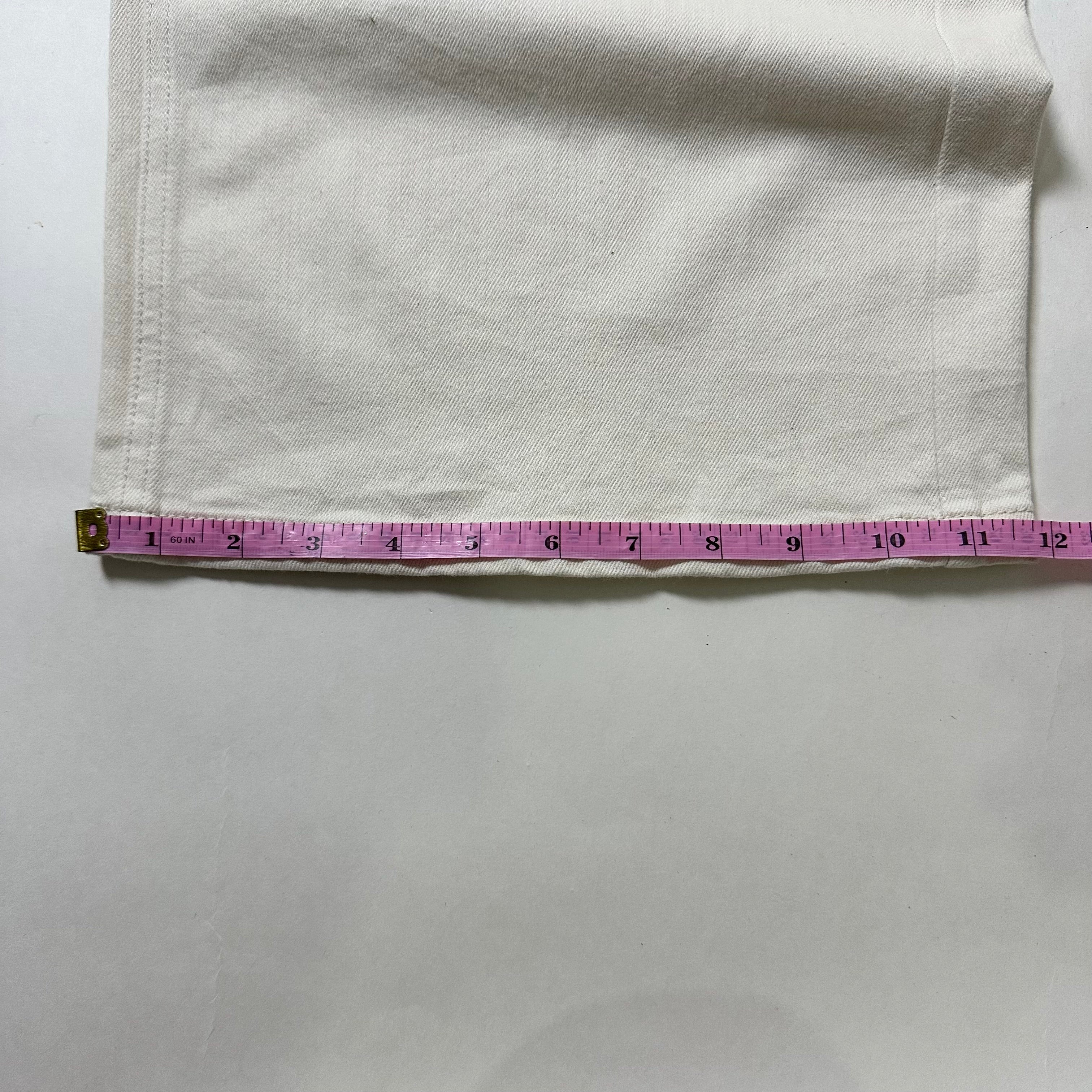 LYNEE Baggy Pants in Off White (Size 30)