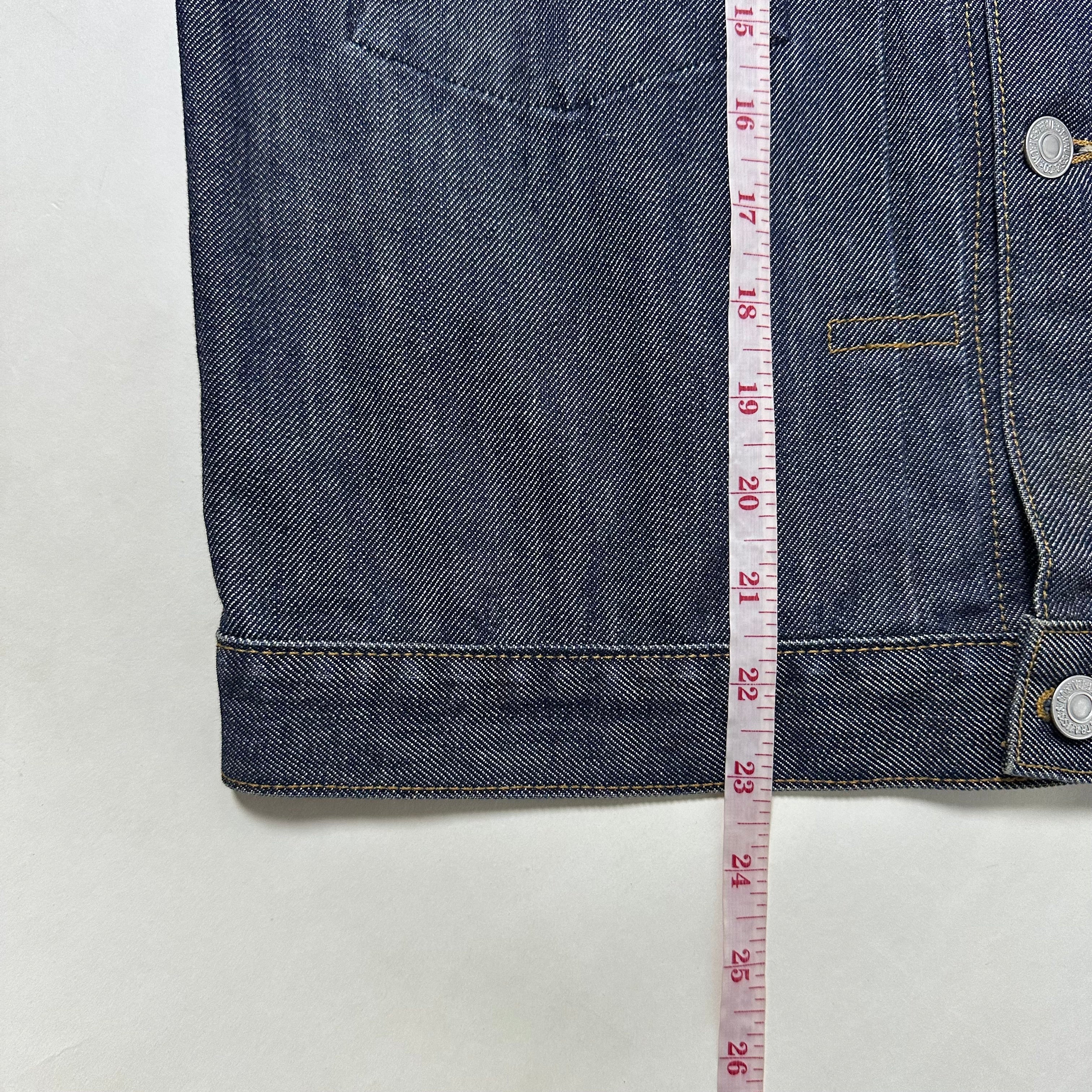 Levi's Vintage Clothing Type I denim jacket, designed as a reproduction of the rare 1944 wartime model Size Medium