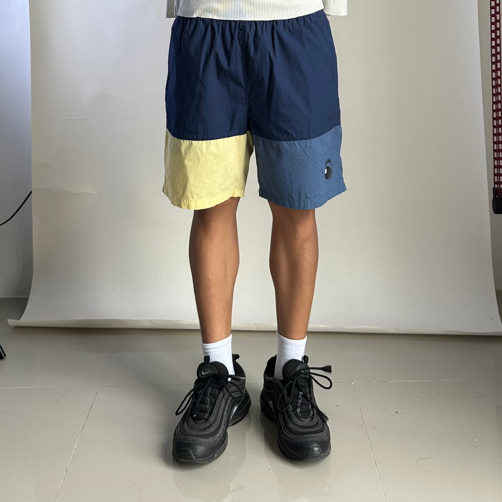 Stussy Nylon Shorts 8 Ball Logo in Three-tone color (Size 28-34)