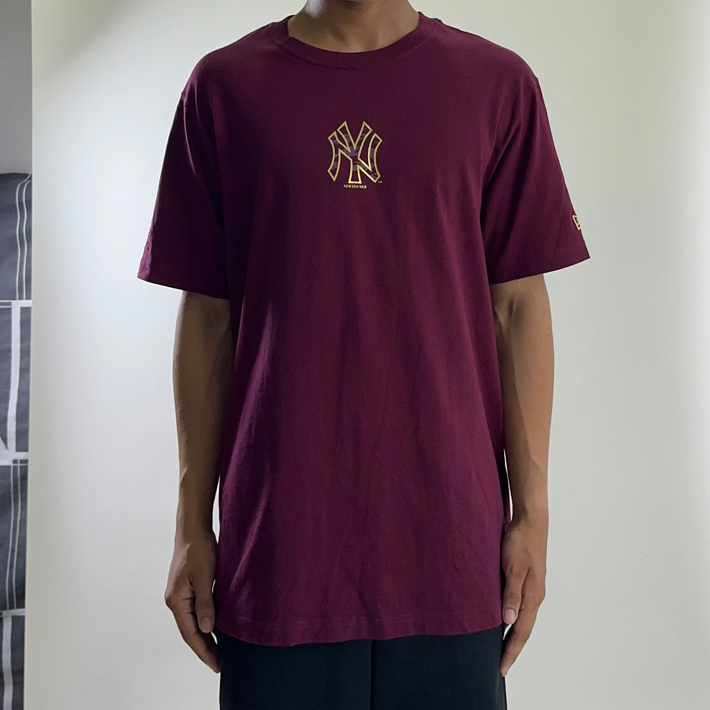 New Era MLB New York Yankees T-shirt Maroon Large