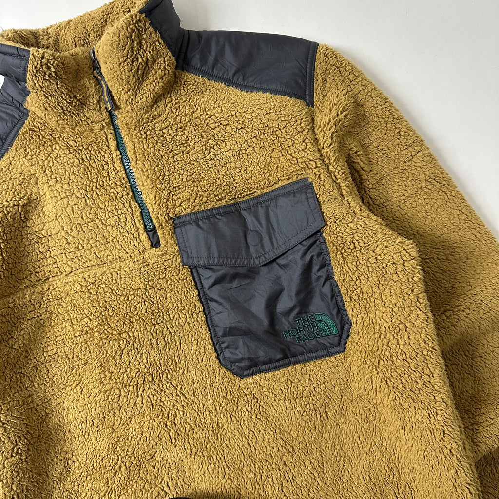 The North Face Groveland Chestnut Brown Sherpa Fleece Jacket Small (Fits Medium)