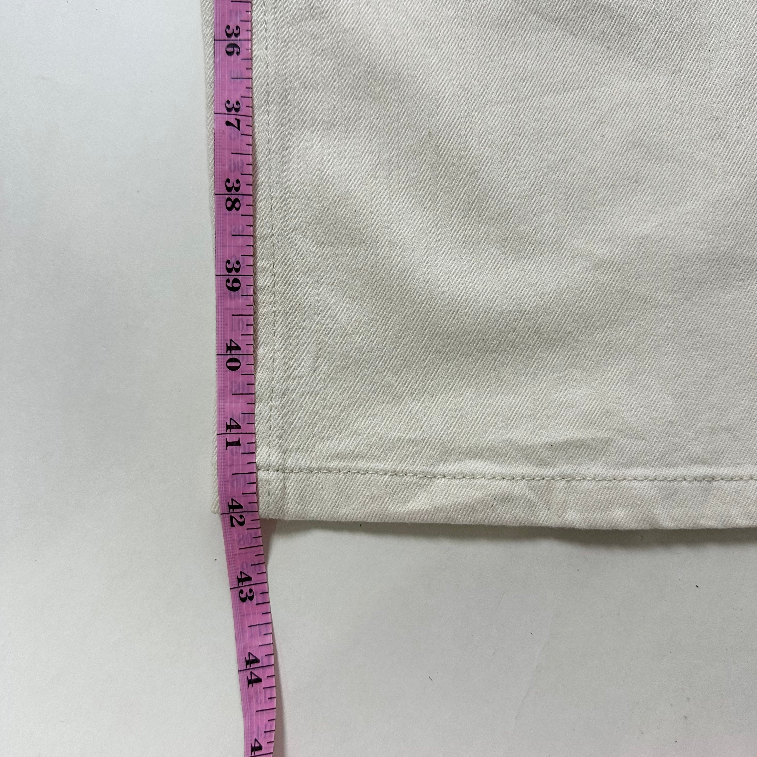 LYNEE Baggy Pants in Off White (Size 30)