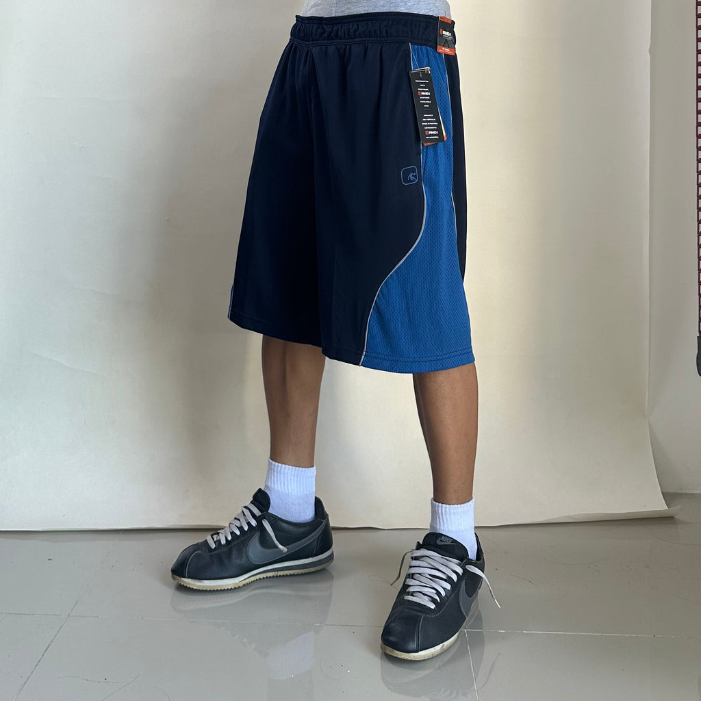 BRAND NEW AND1 Men's Active All Court Basketball Shorts Navy Size Medium (32-38)
