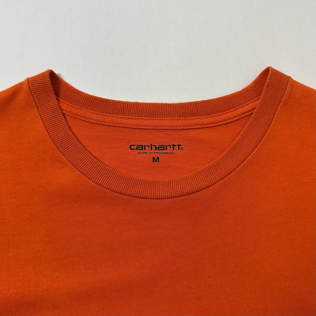Carhartt WIP Pocket Tee in Orange Size Medium (Fits Large)