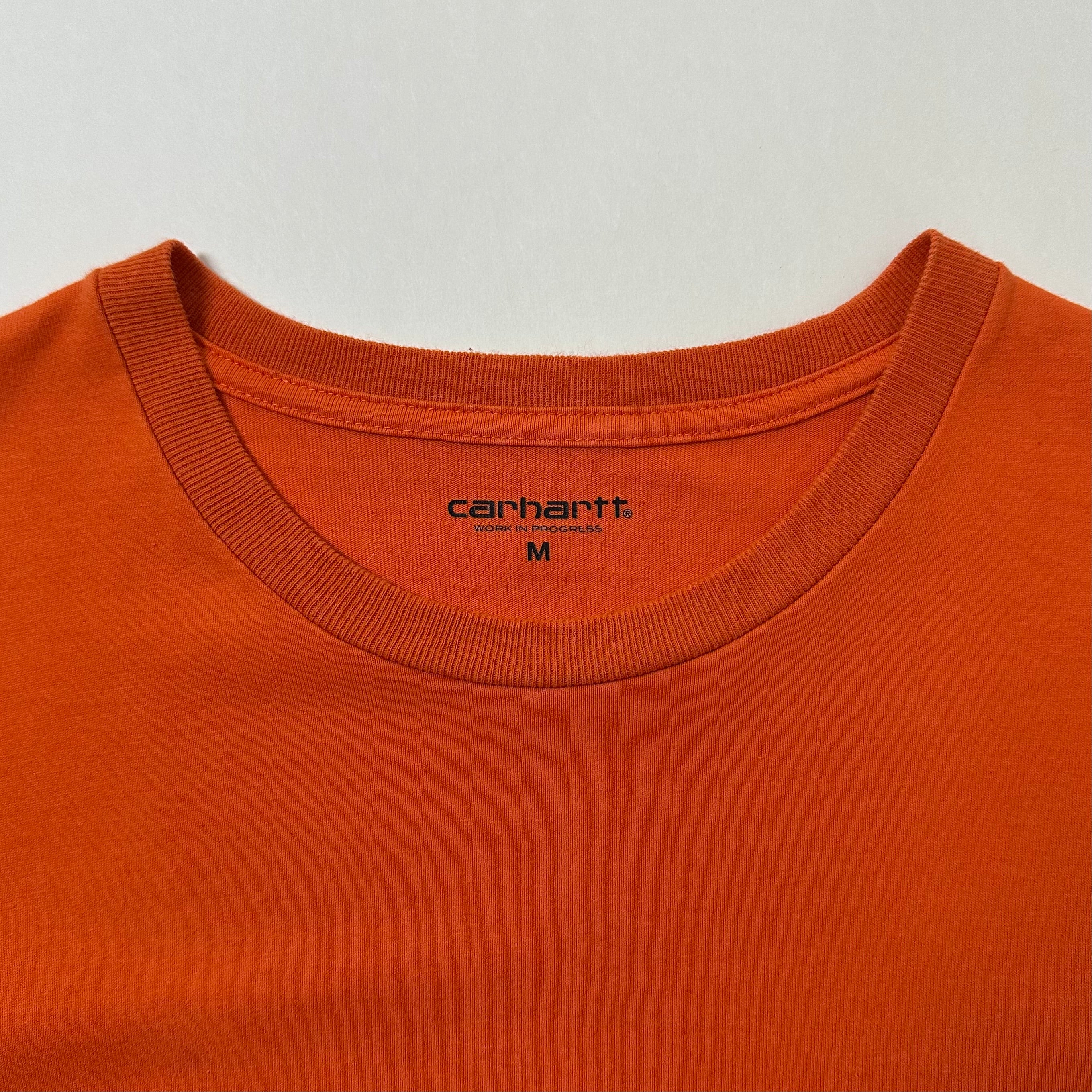 Carhartt WIP Pocket Tee in Orange Size Medium (Fits Large)