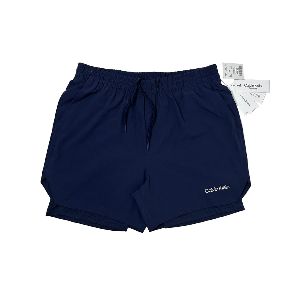 BRAND NEW Calvin Klein Hybrid Swim Shorts Navy Blue Size Large (32-38)