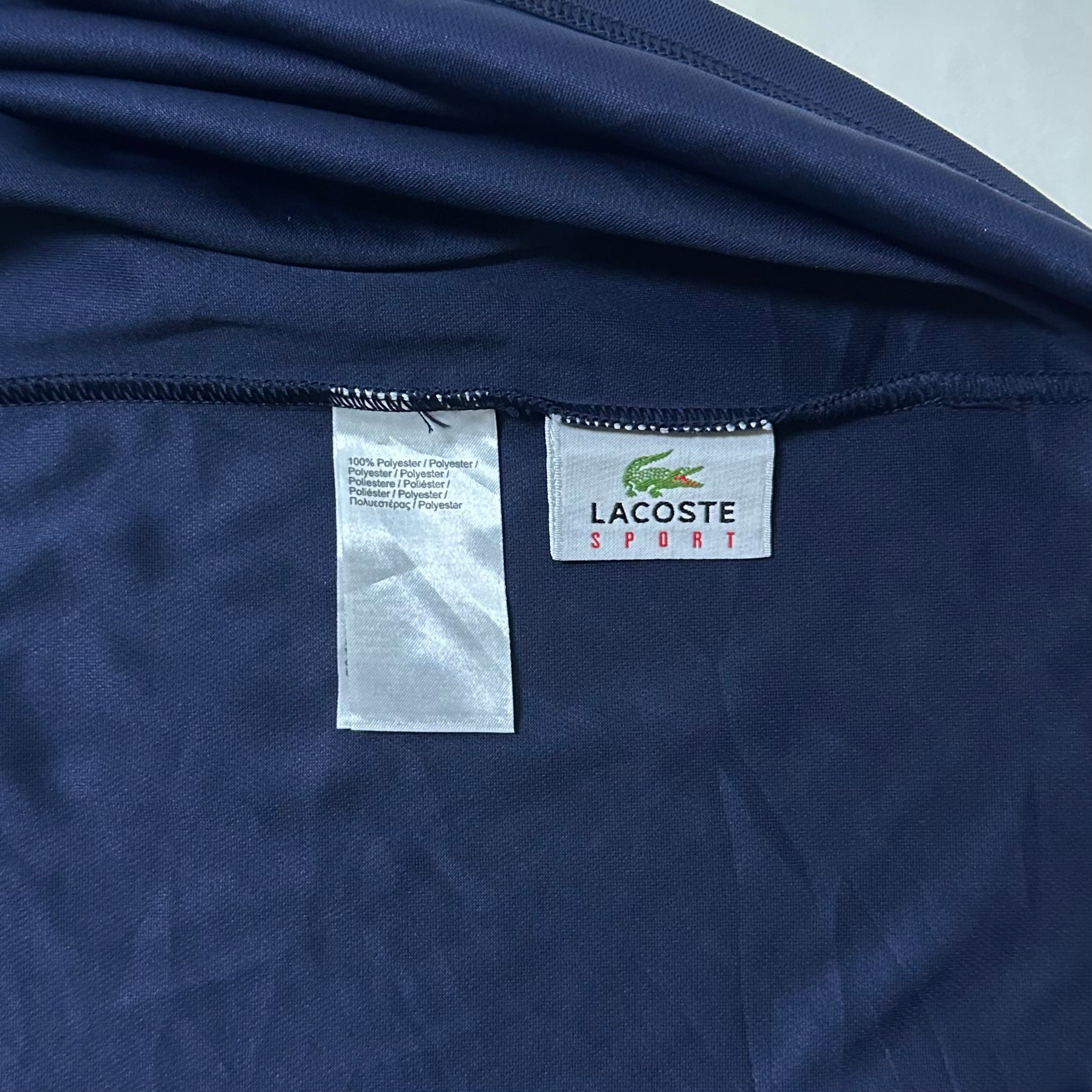 Lacoste Sport Ultra Dry Polo Shirt in Navy Blue (Size 6XL)