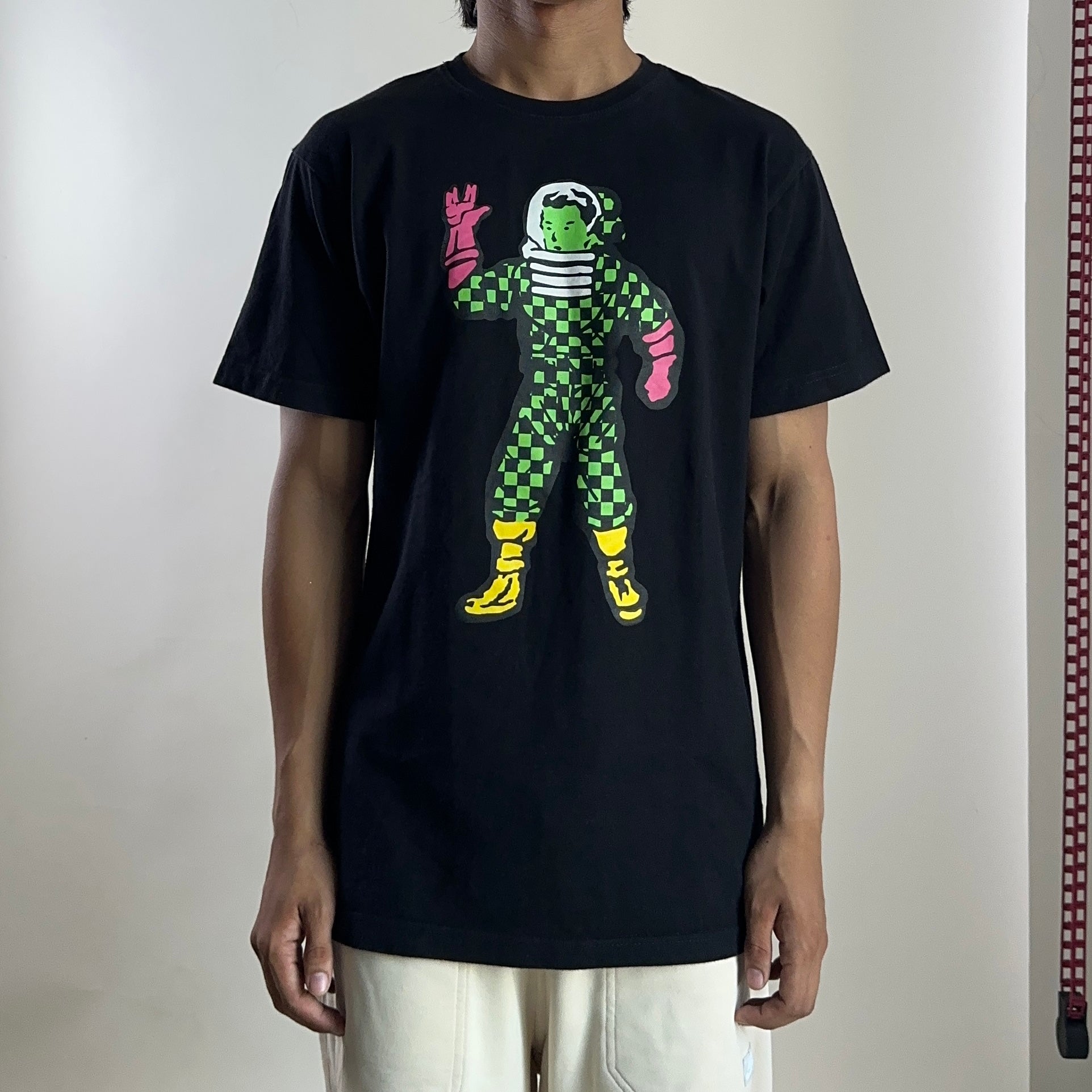 Billionaire Boys Club Men Astro Checkers T-shirt Black Medium
