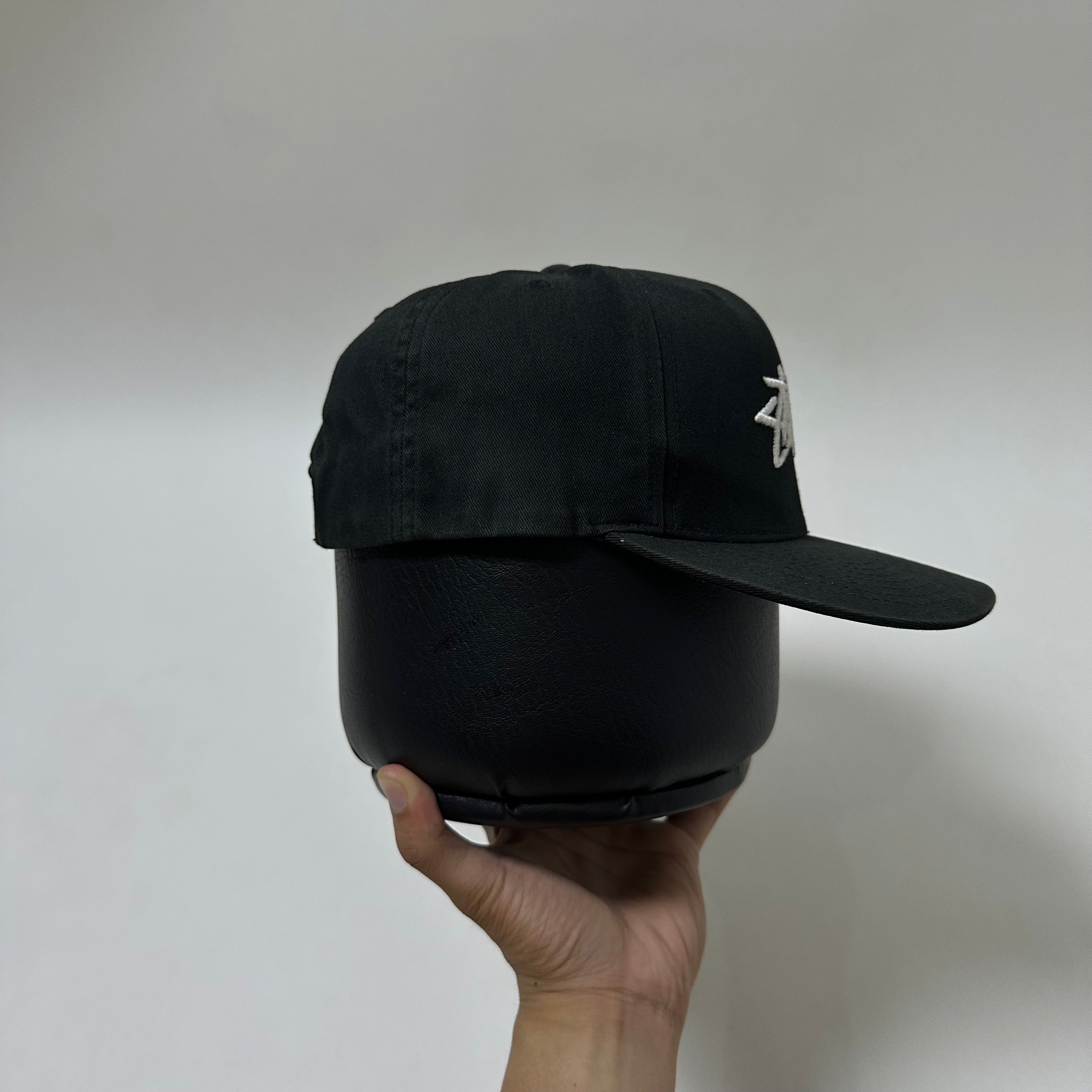 Stussy Stock Snapback Cap Black One Size Fits All