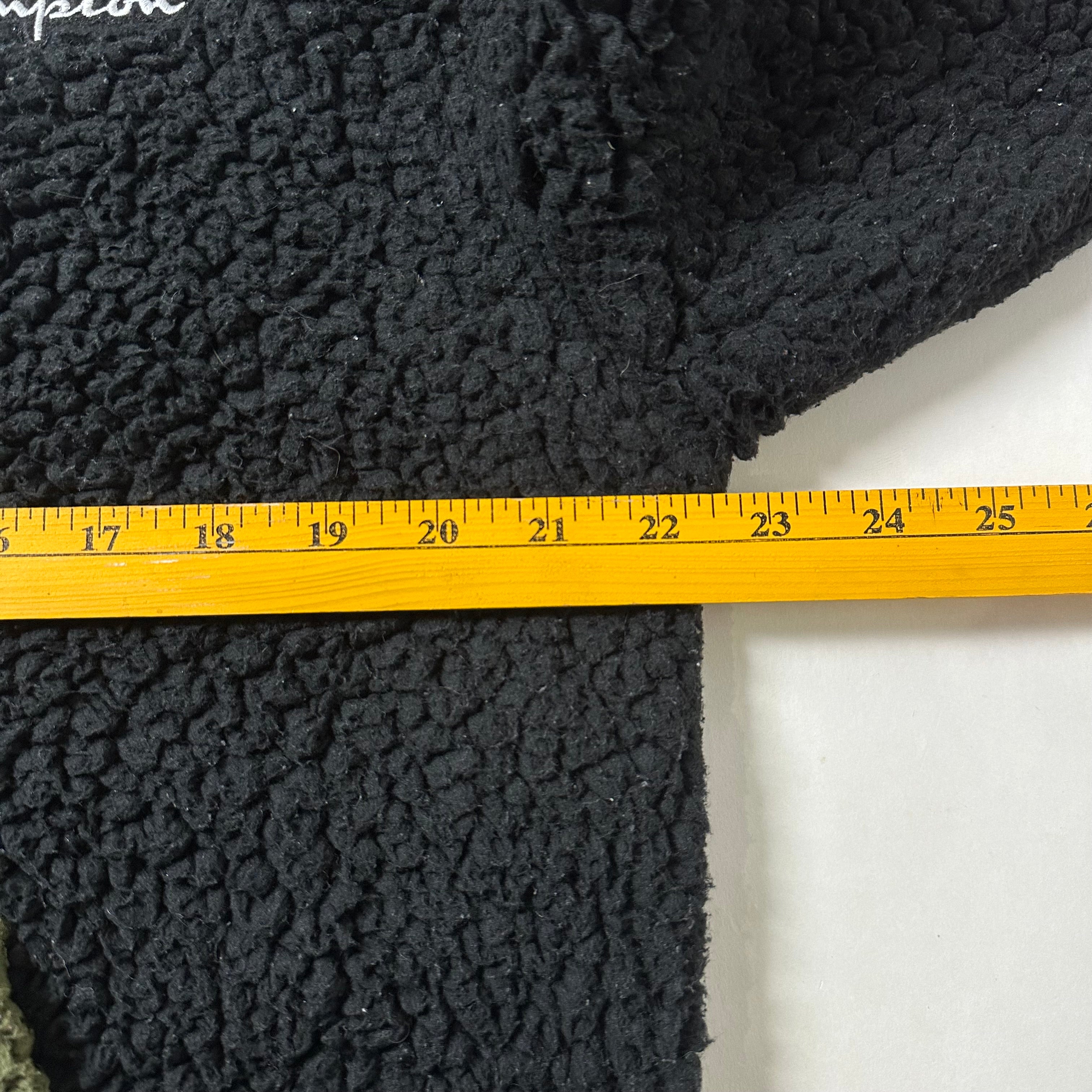 Champion Fleece Hoodie Jacket in Two-toned (Size Medium)