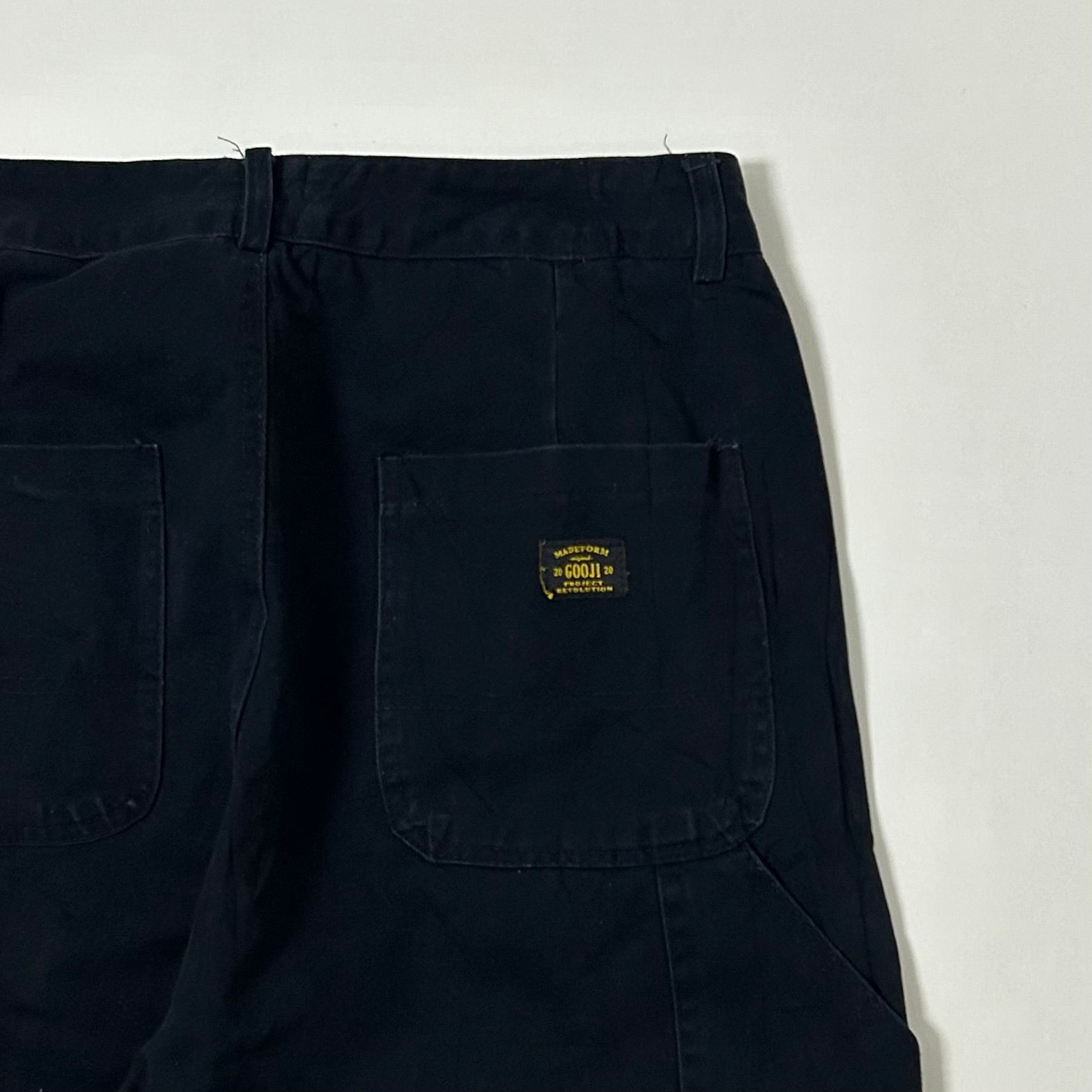 GOOJI DOUBLE KNEE CARPENTER PANTS BLACK (SIZE 32) - SOLD