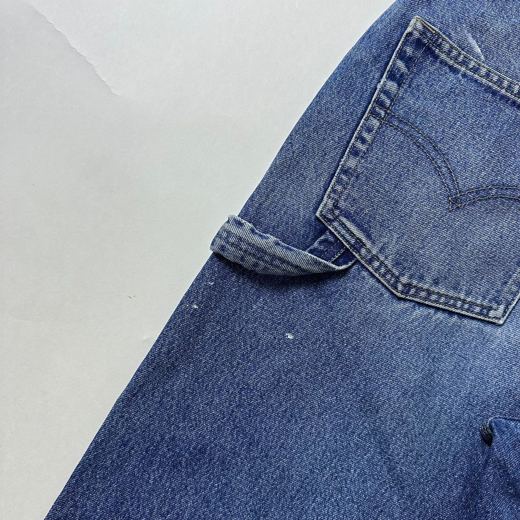 Vintage Levi’s Dungarees Bib Overalls Denim Wash (Size 32-33)