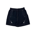 Nike Nylon Double Swoosh Shorts in Black with contrast white stitching (Size Small 26-32) - SOLD