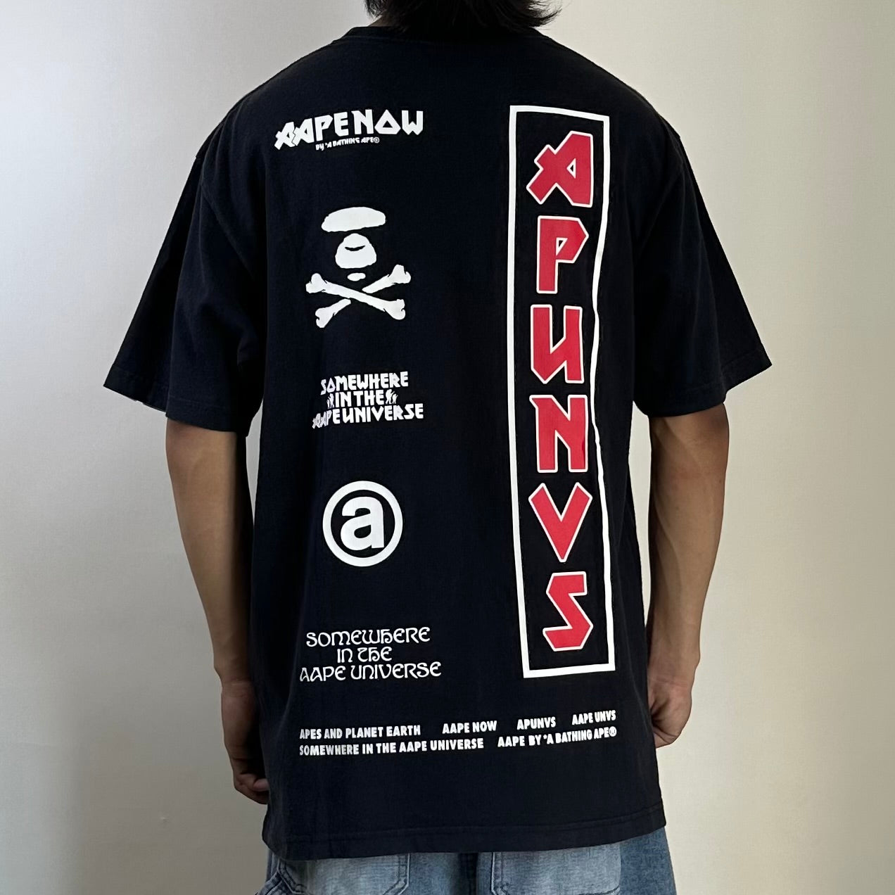 AAPE by A Bathing Ape T-shirt Black (Size XL) - SOLD
