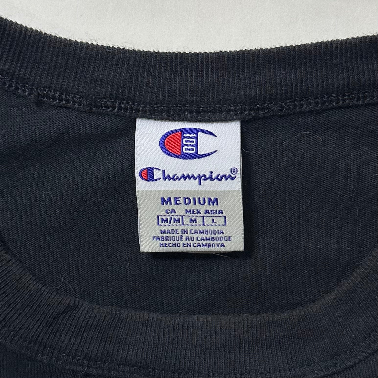 Champion 100th Anniversary T-shirt in Black (Size Medium)