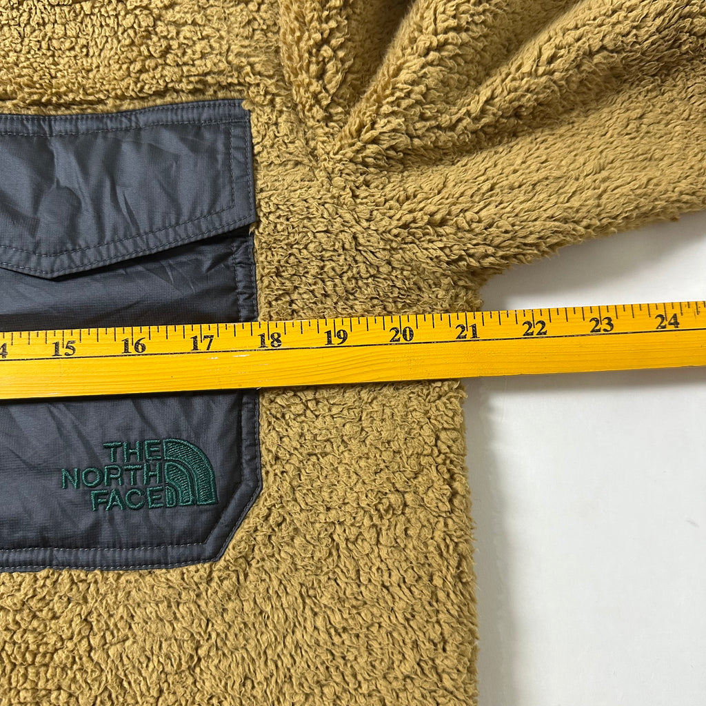 The North Face Groveland Chestnut Brown Sherpa Fleece Jacket Small (Fits Medium)