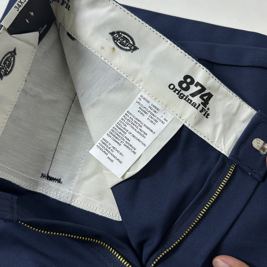 Brand New Dickies 874 Original Fit Pants Navy Size 34