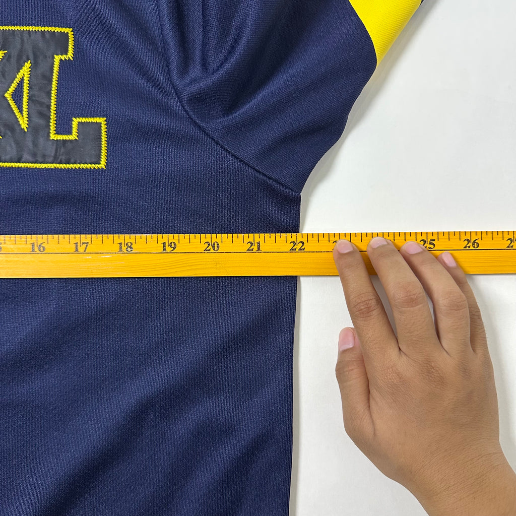XLARGE Longsleeve Jersey in Navy and Yellow color way (Size Large)