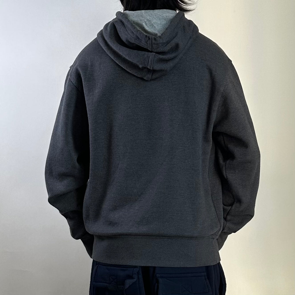 Champion Script Logo Hoodie Jacket Gray Size Small (Fits Large)