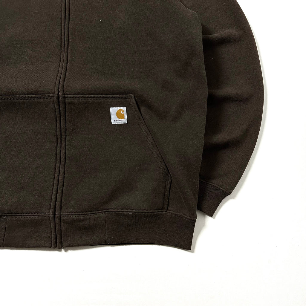 Carhartt Full-zip Hoodie Jacket in Choco Brown (Size Medium) — SOLD