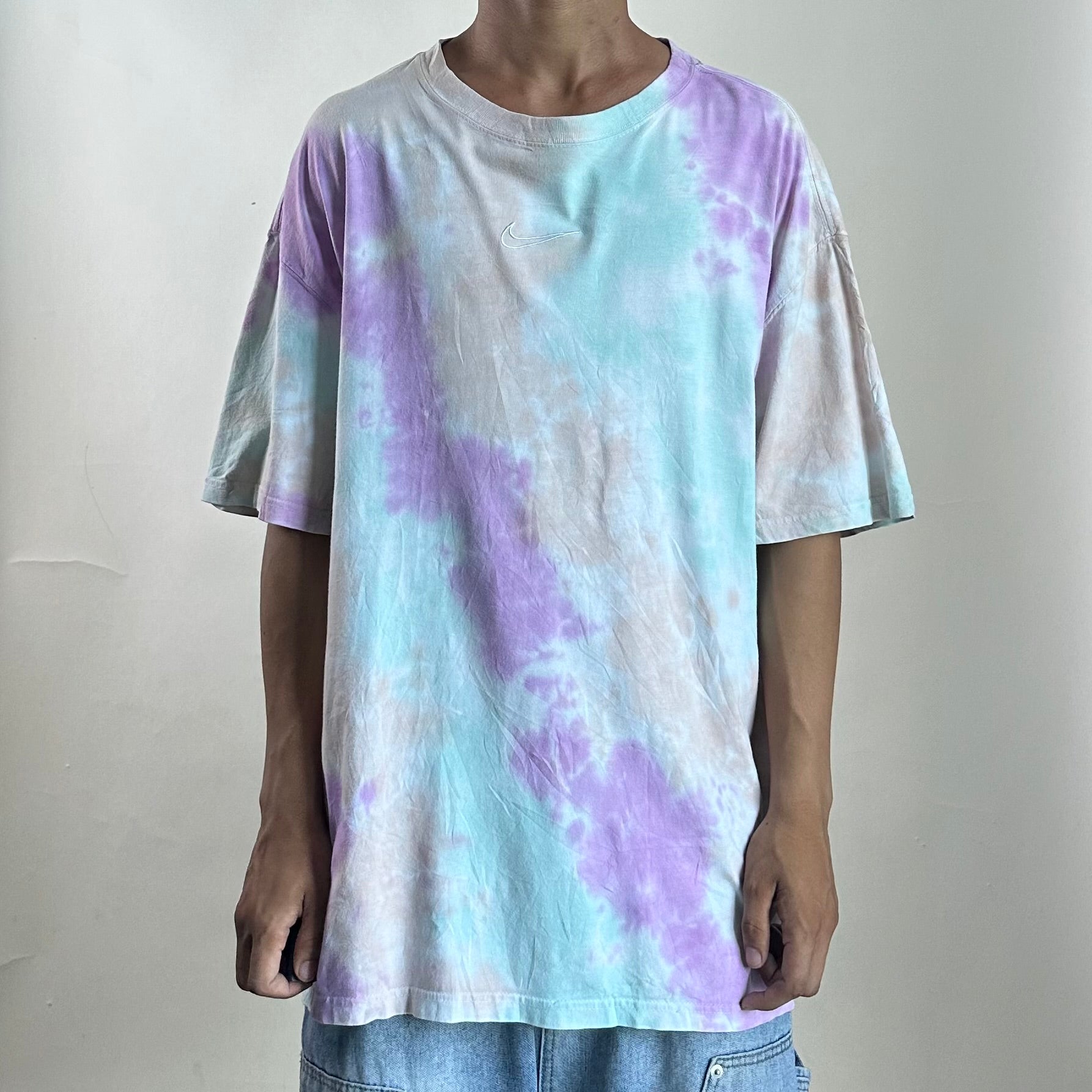 Nike NSW Wild Max 90 Tie-dye Center Swoosh T-shirt (Best Fit XL)