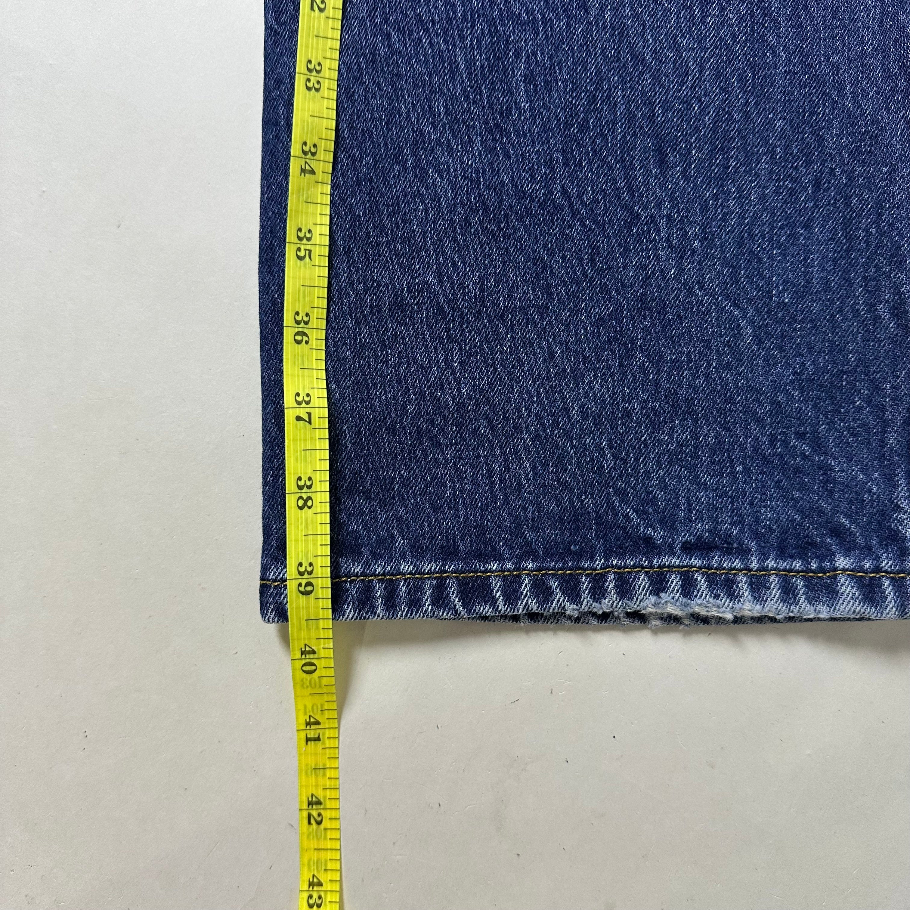 Levi’s 501 Original Fit Jeans Button Fly in Rinse Dark Wash (Size 34)