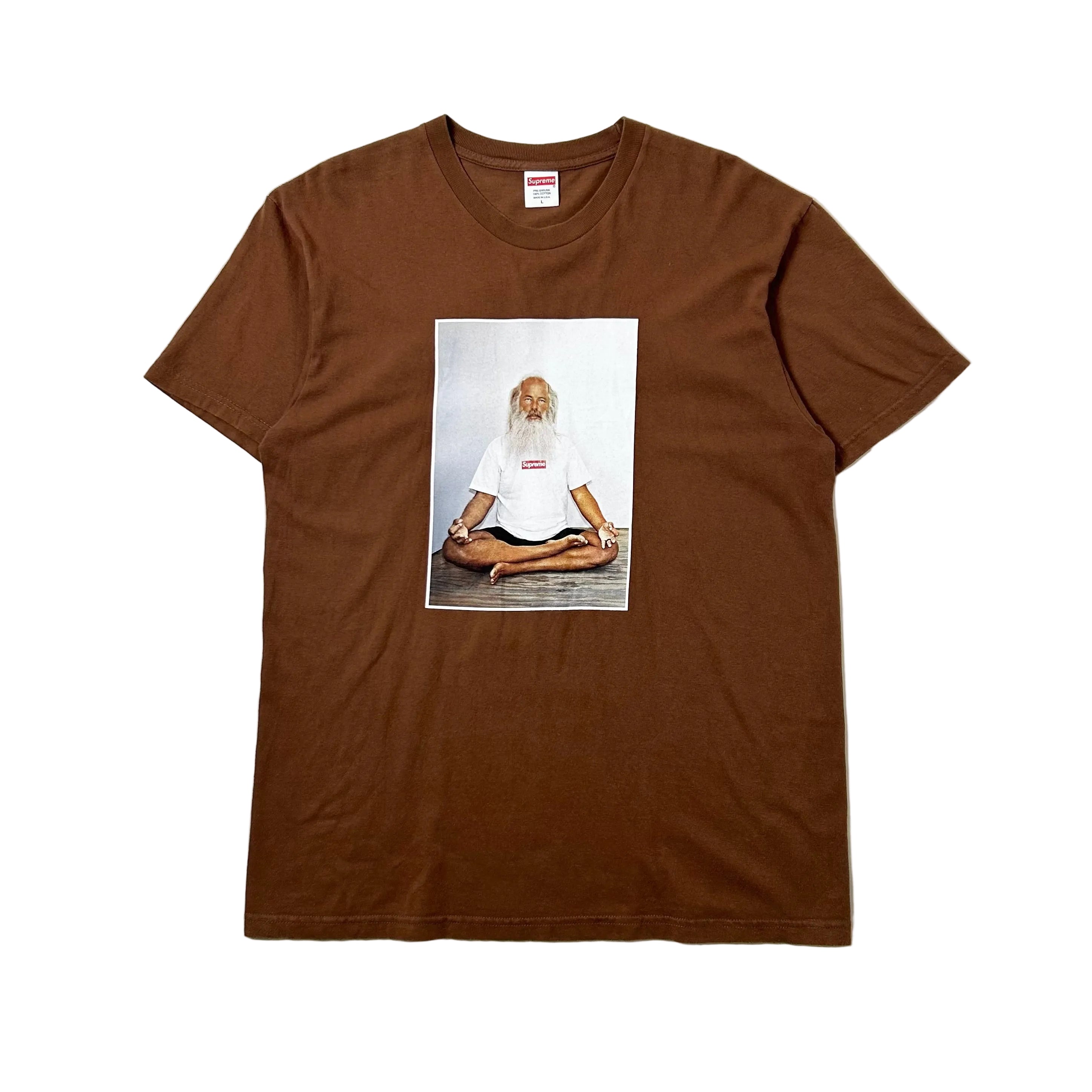 Supreme Rick Rubin T-shirt in Brown (Size Large) — SOLD