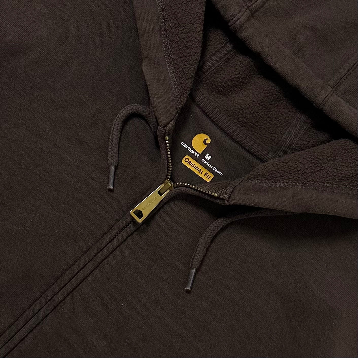 Carhartt Full-zip Hoodie Jacket in Choco Brown (Size Medium) — SOLD