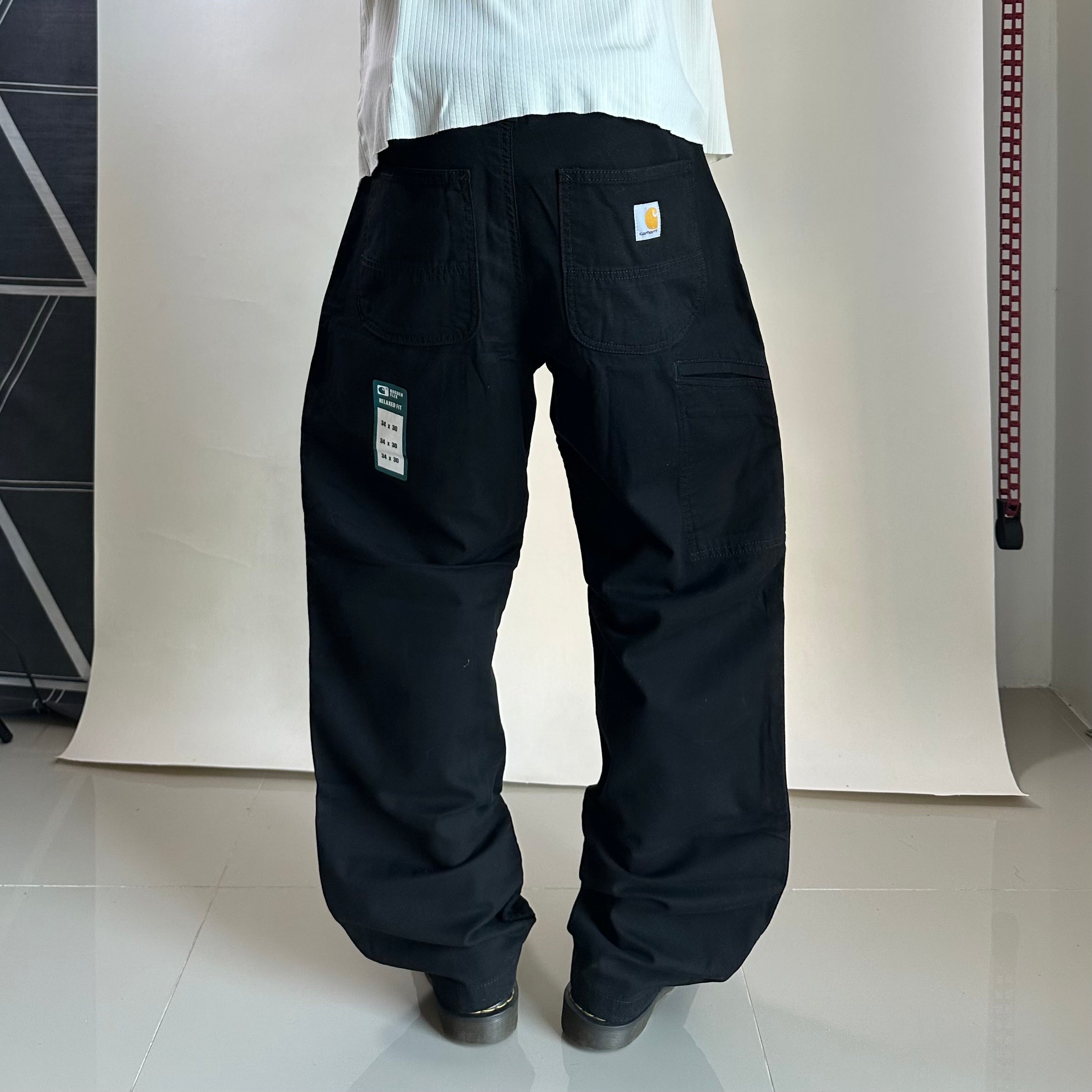 Carhartt Rugged Flex Relaxed Fit Pants Black Size 34