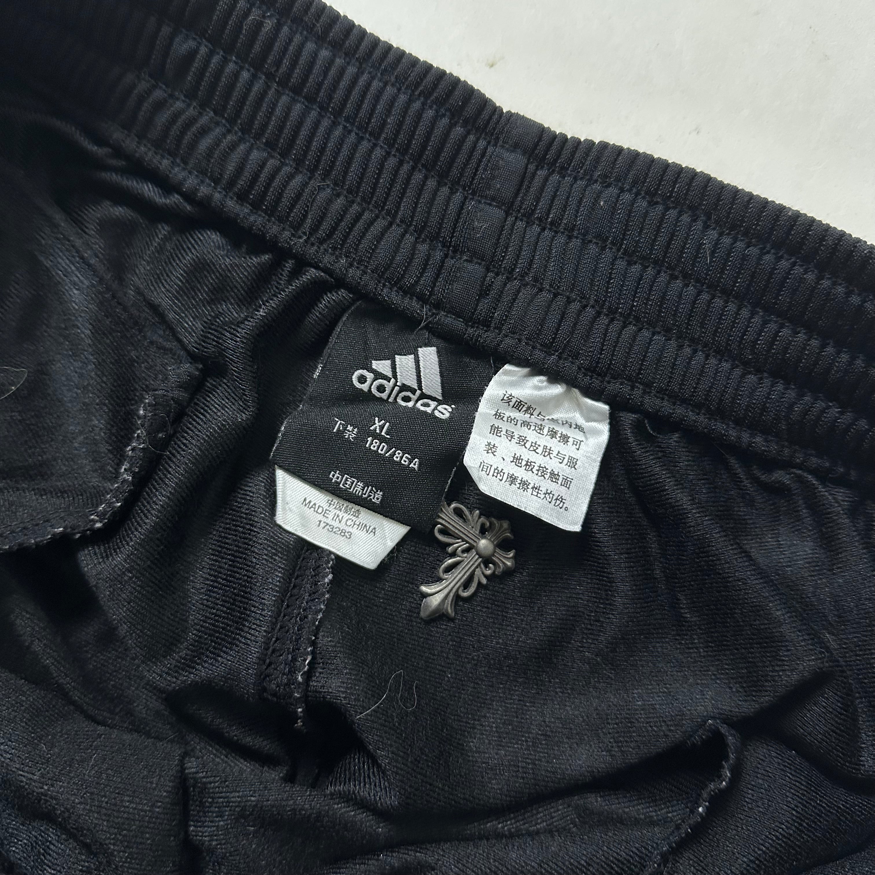 ADIDAS Y2k Wide-leg Tearaways Track Pants in Black (Size 30-38)