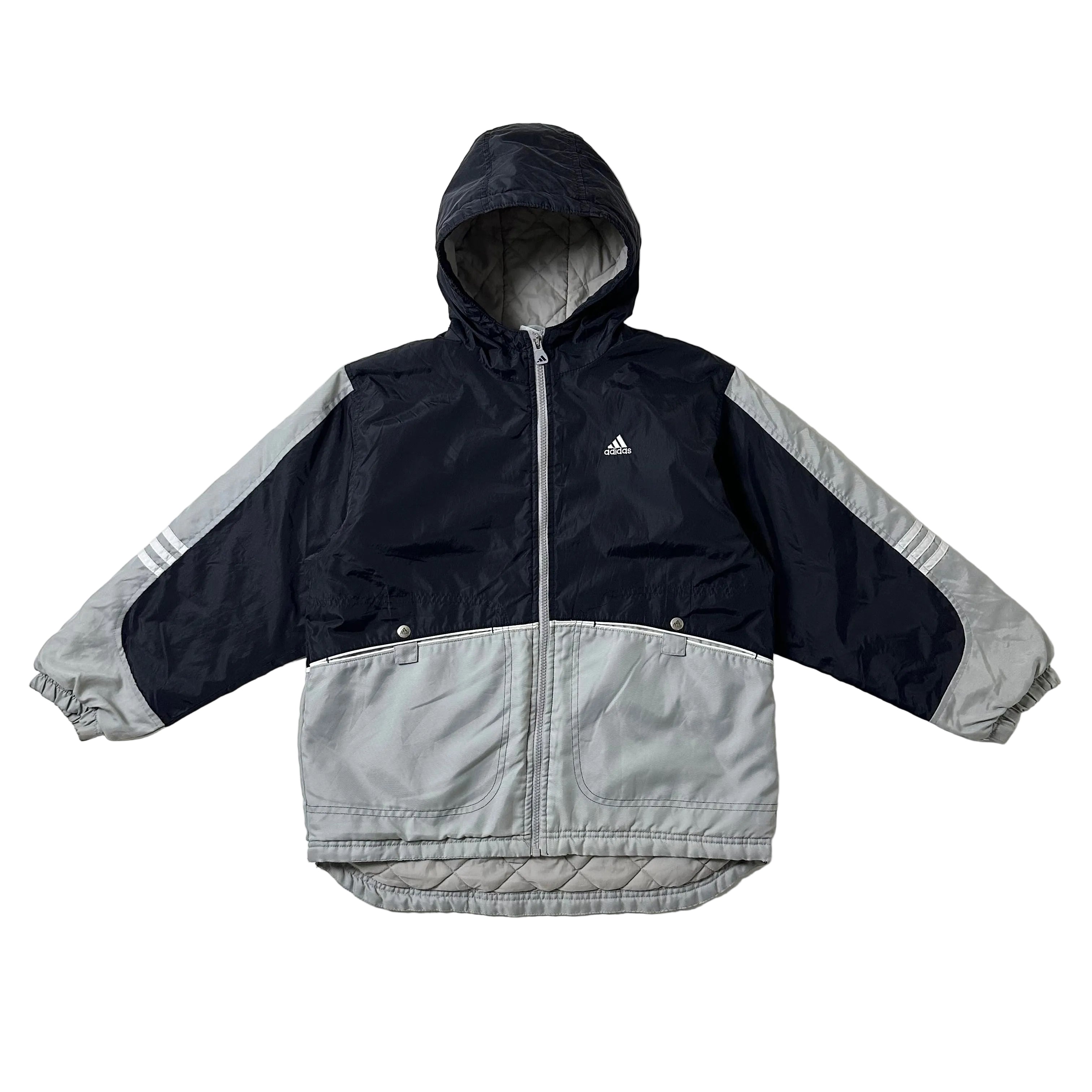 Vintage Adidas Windbreaker Jacket in Two-toned (Size Large) Boxy Fit
