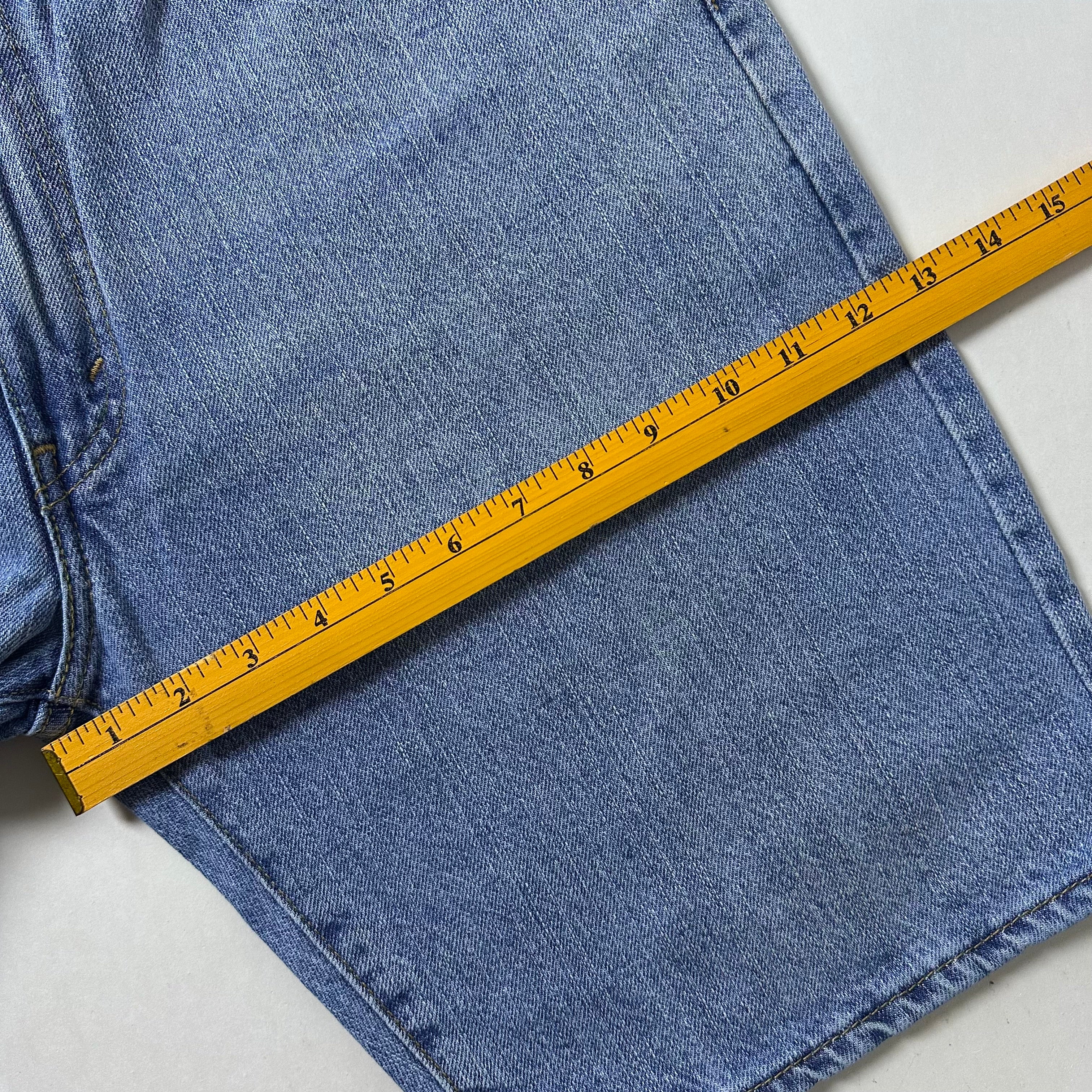 Levi’s 505 Denim Jorts in Light Wash Blue (Size 36)