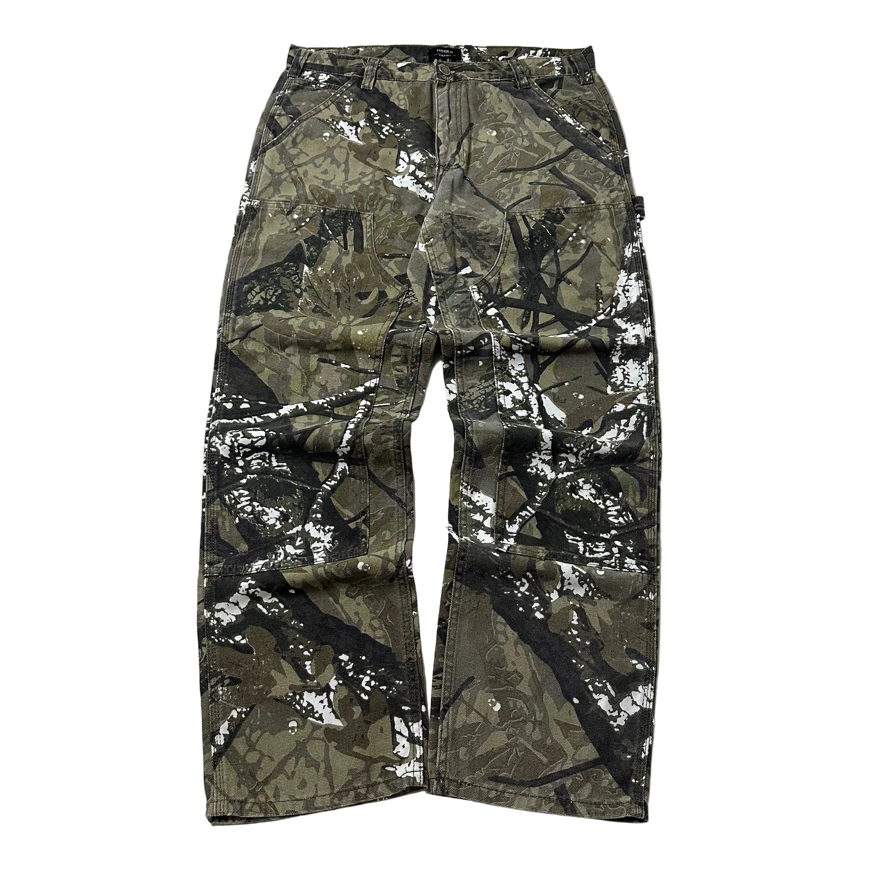 FOREVER 21 Realtree Double Knee Carpenter Pants (Size 34) — SOLD