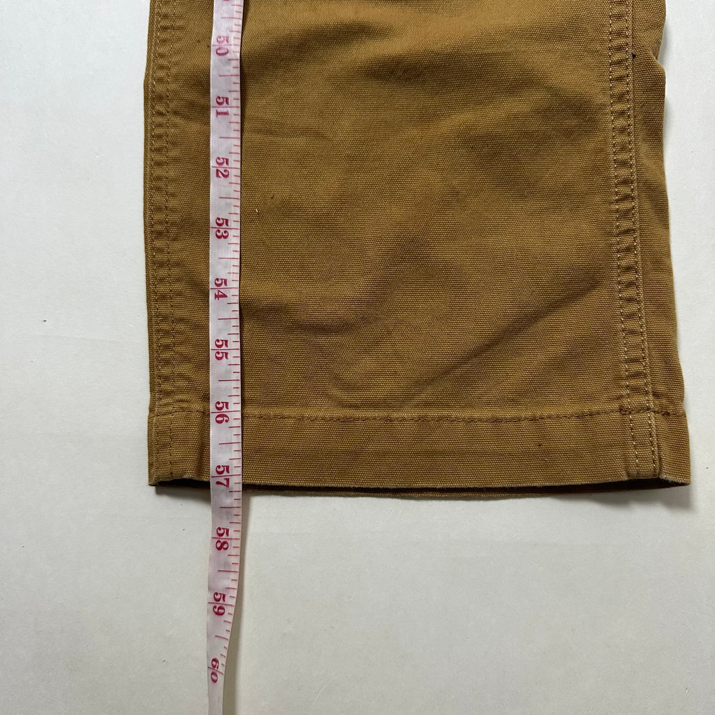 Carhartt Duck Bib Overalls Double Knee Brown (Size 32-34) - SOLD