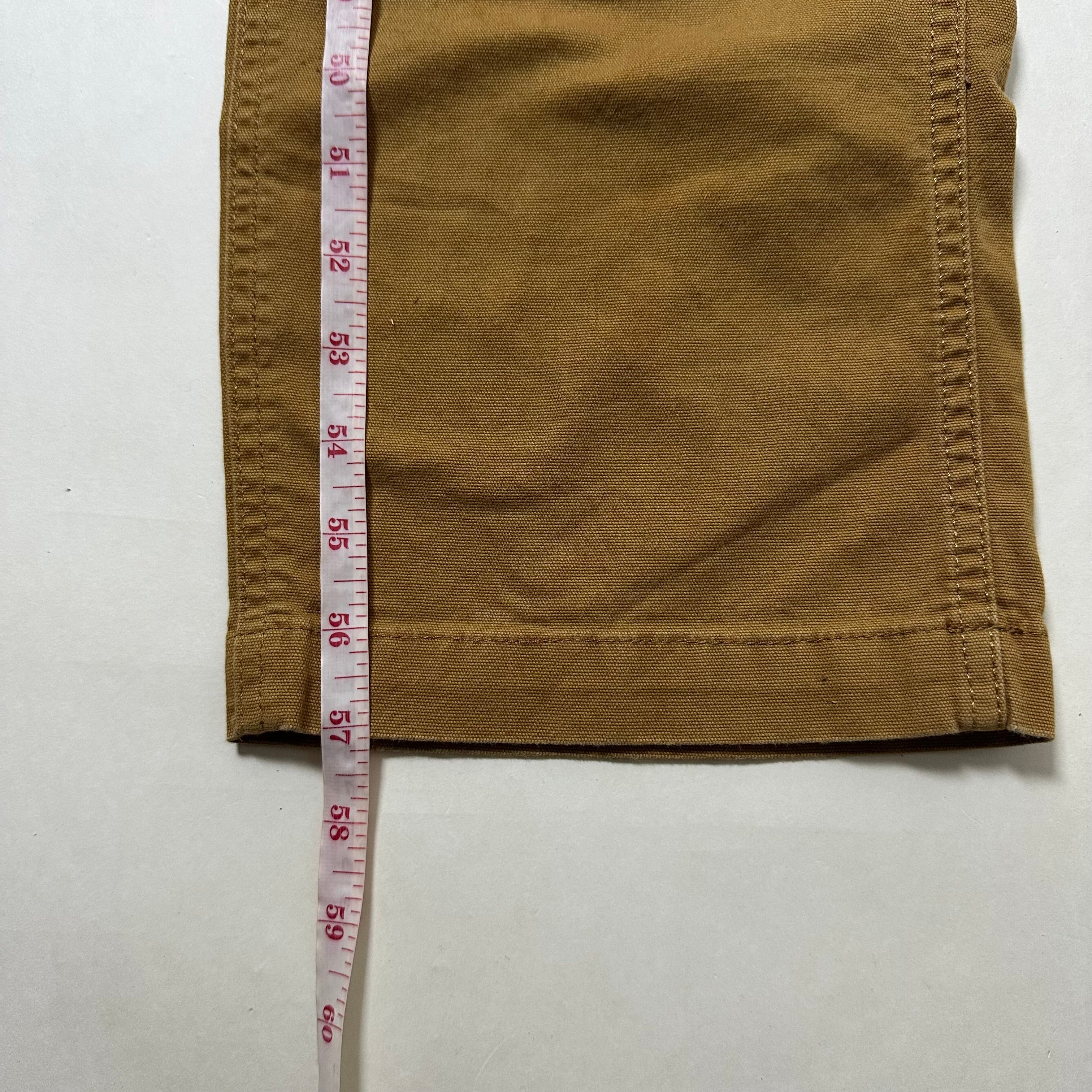Carhartt Duck Bib Overalls Double Knee Brown (Size 32-34) - SOLD