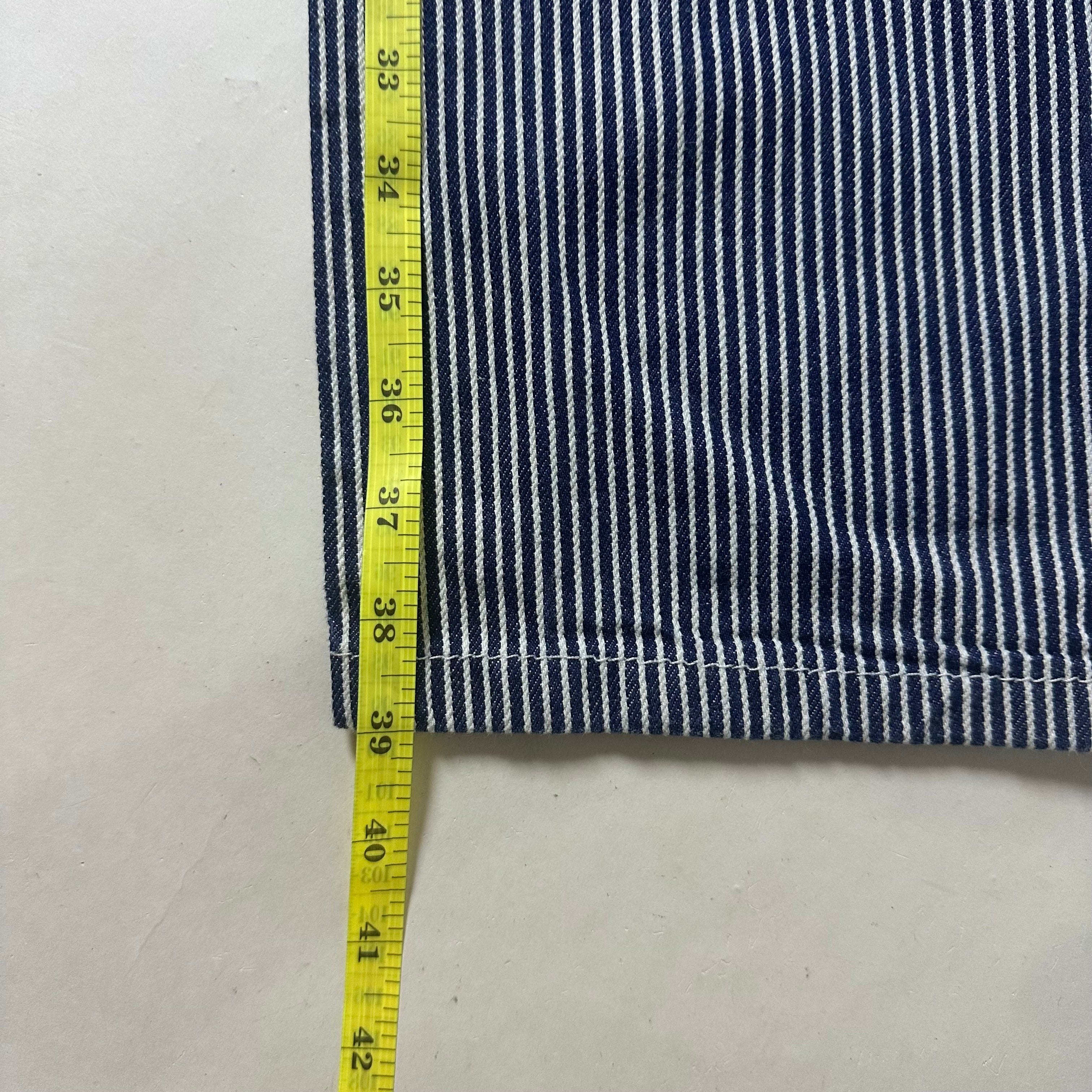 Vintage 80’s Stan Ray Carpenter Pants Made in USA in Hickory Stripe (Size 34) — SOLD