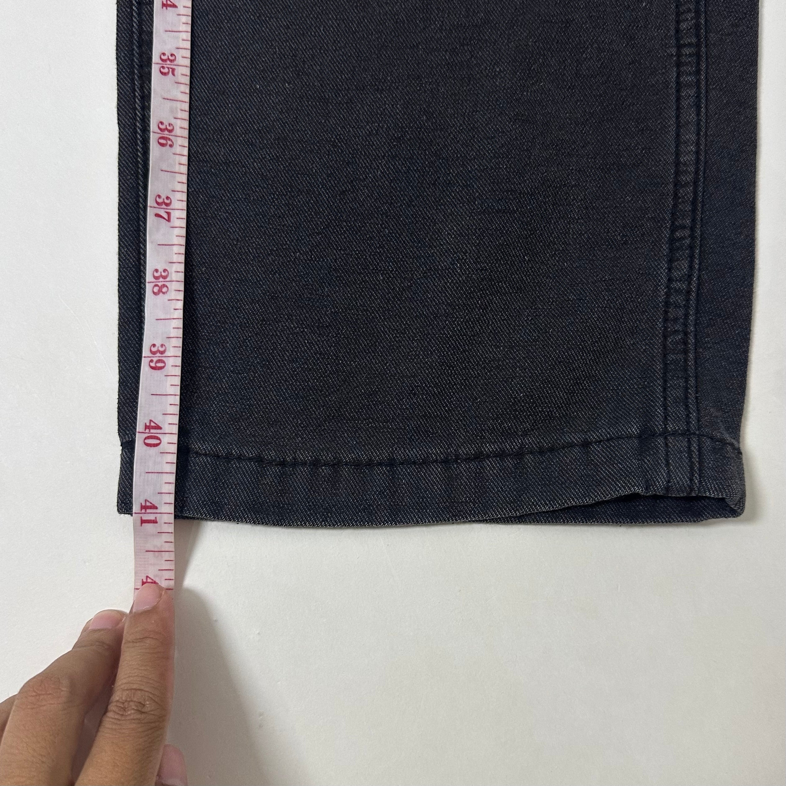 SMOKING-LIFE Cargo Pants in Acid Wash Black Size (32-33)