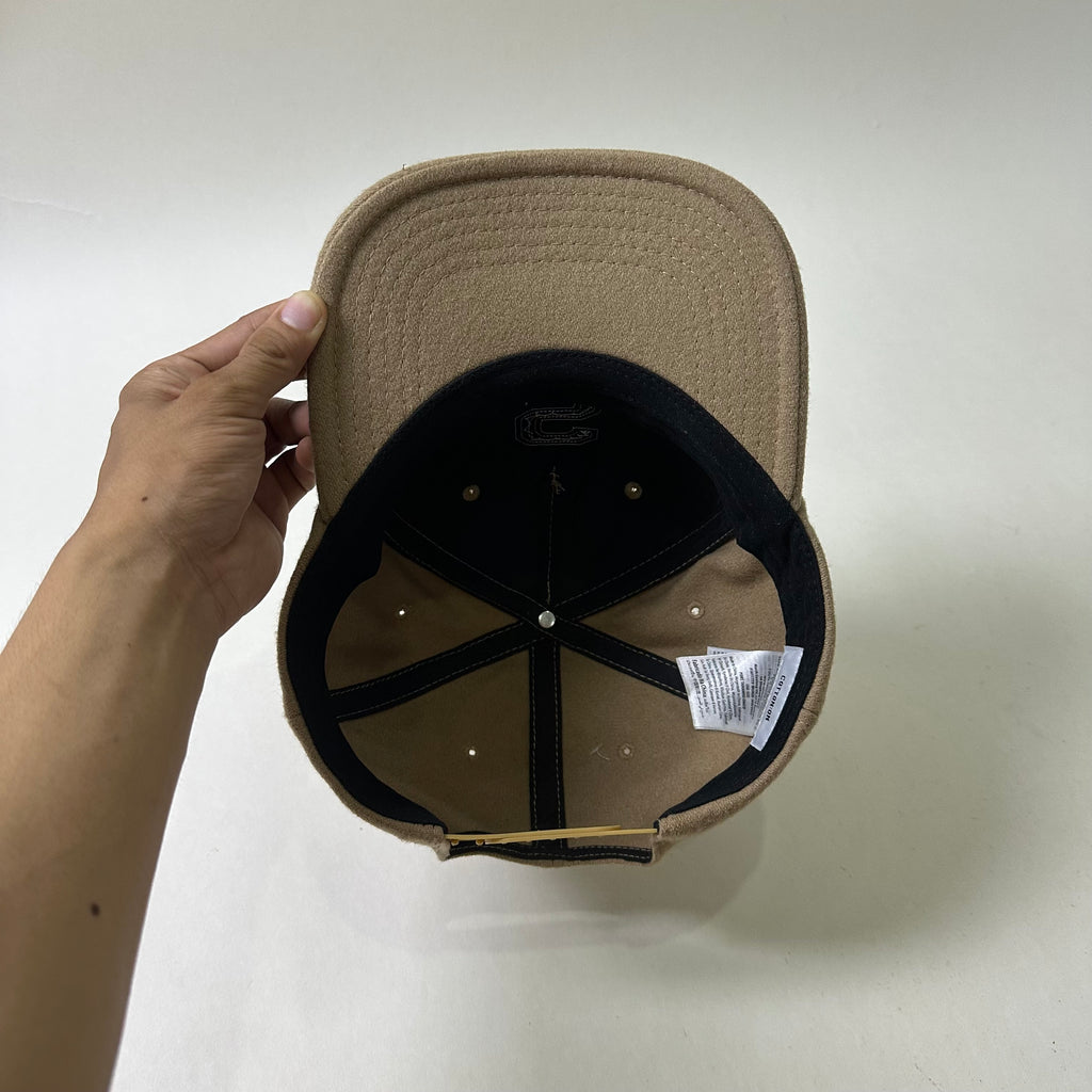 COTTON:ON “S” Logo Patch Soft Wool-blend Snapback Baseball Cap in Light Brown (One Size)