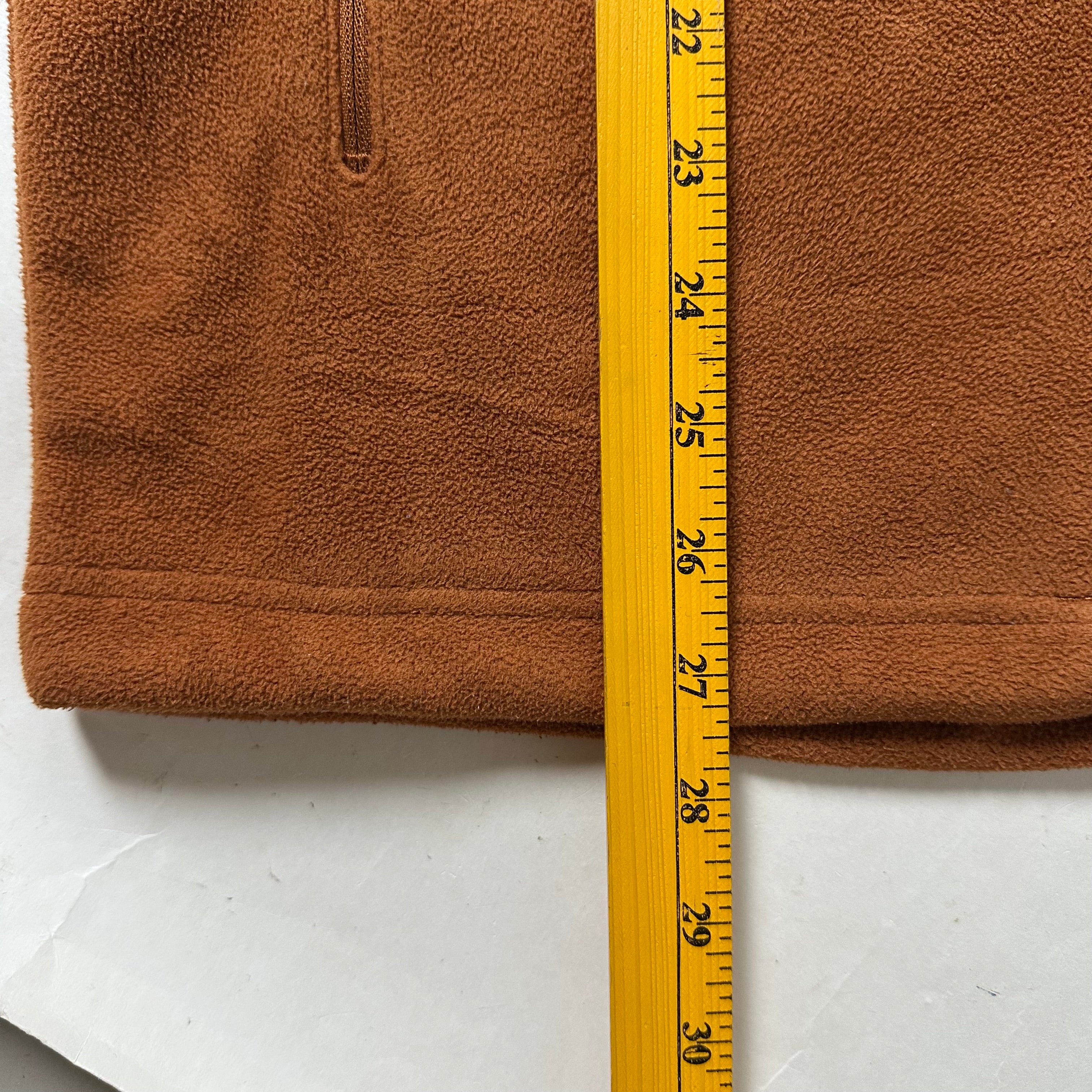The North Face Full-zip Fleece Jacket in Burnt Orange (Size Medium)