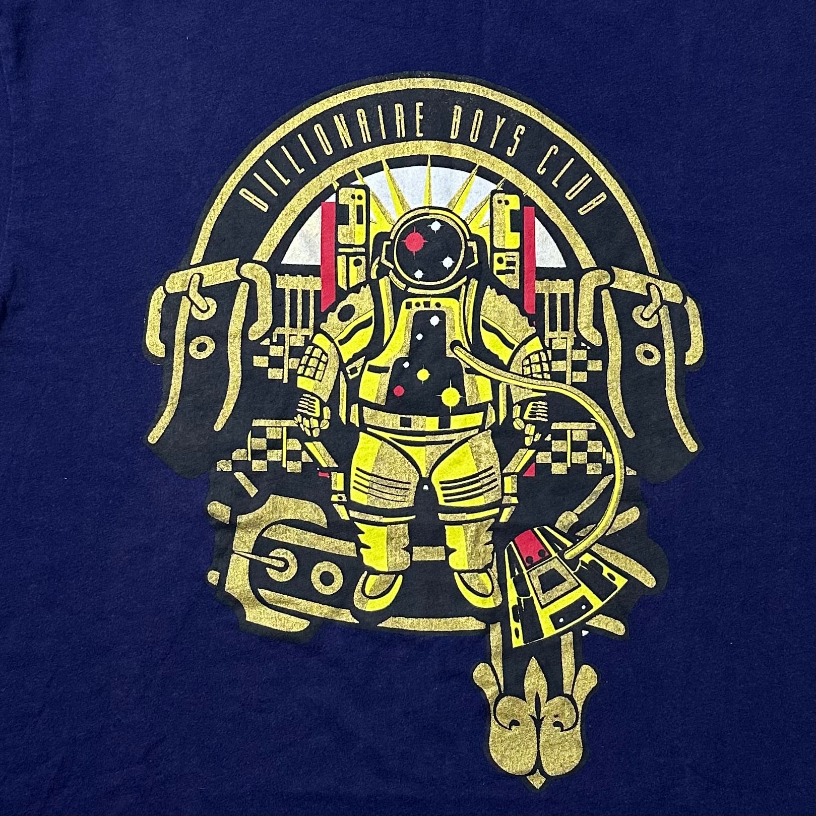 Billionaire Boys Club “Space And Time” T-shirt in blue depths Medium