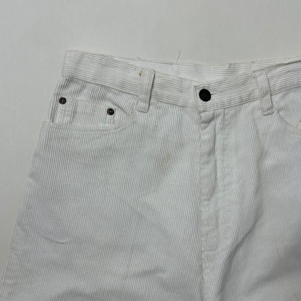 RRY White Corduroy Jorts (Size 32) - SOLD