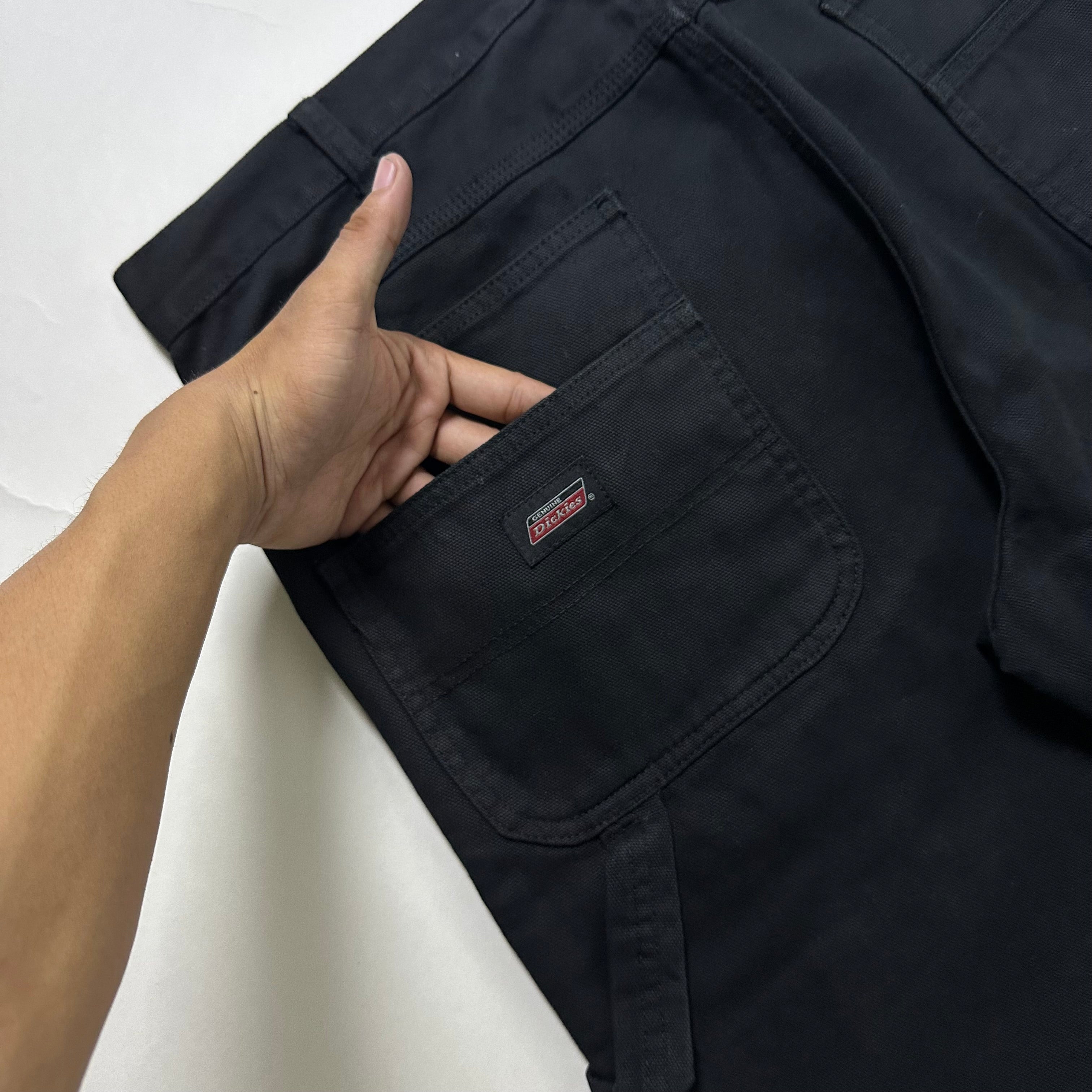 DICKIES Double-Knee Carpenter Pants in Black (Size 36) — SOLD