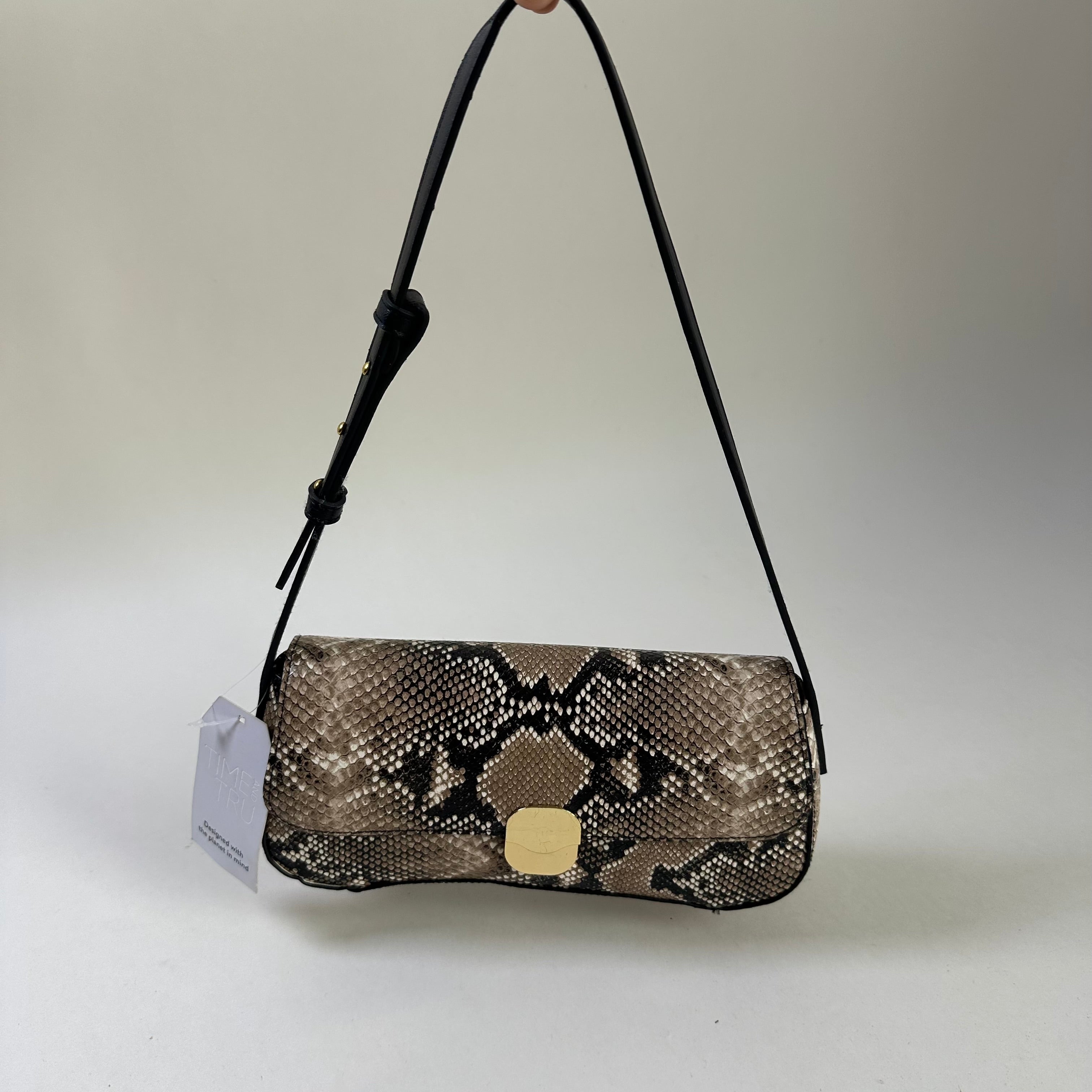 BRAND-NEW Time &Tru Women Shoulder Bag in Snake pattern (One Size)