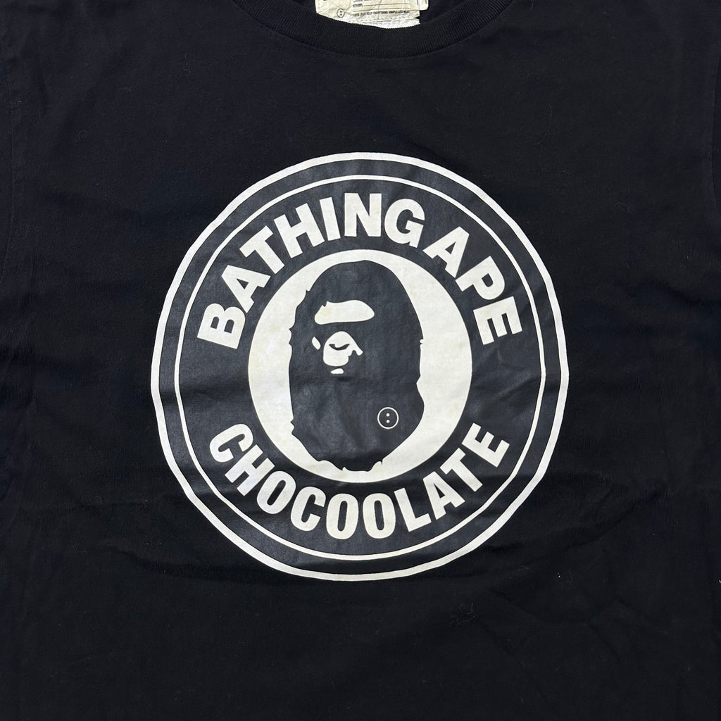 BAPE A Bathing Ape x Chocoolate Collaboration T-shirt Black Medium