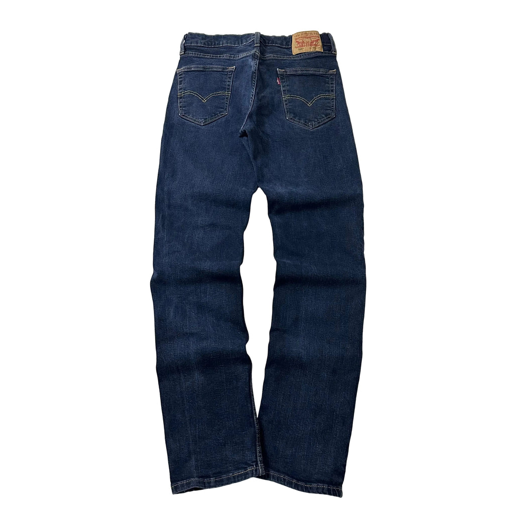 Levi’s 514 Straight Fit Jeans in Dark Blue Stretch Denim (Size 29-32)