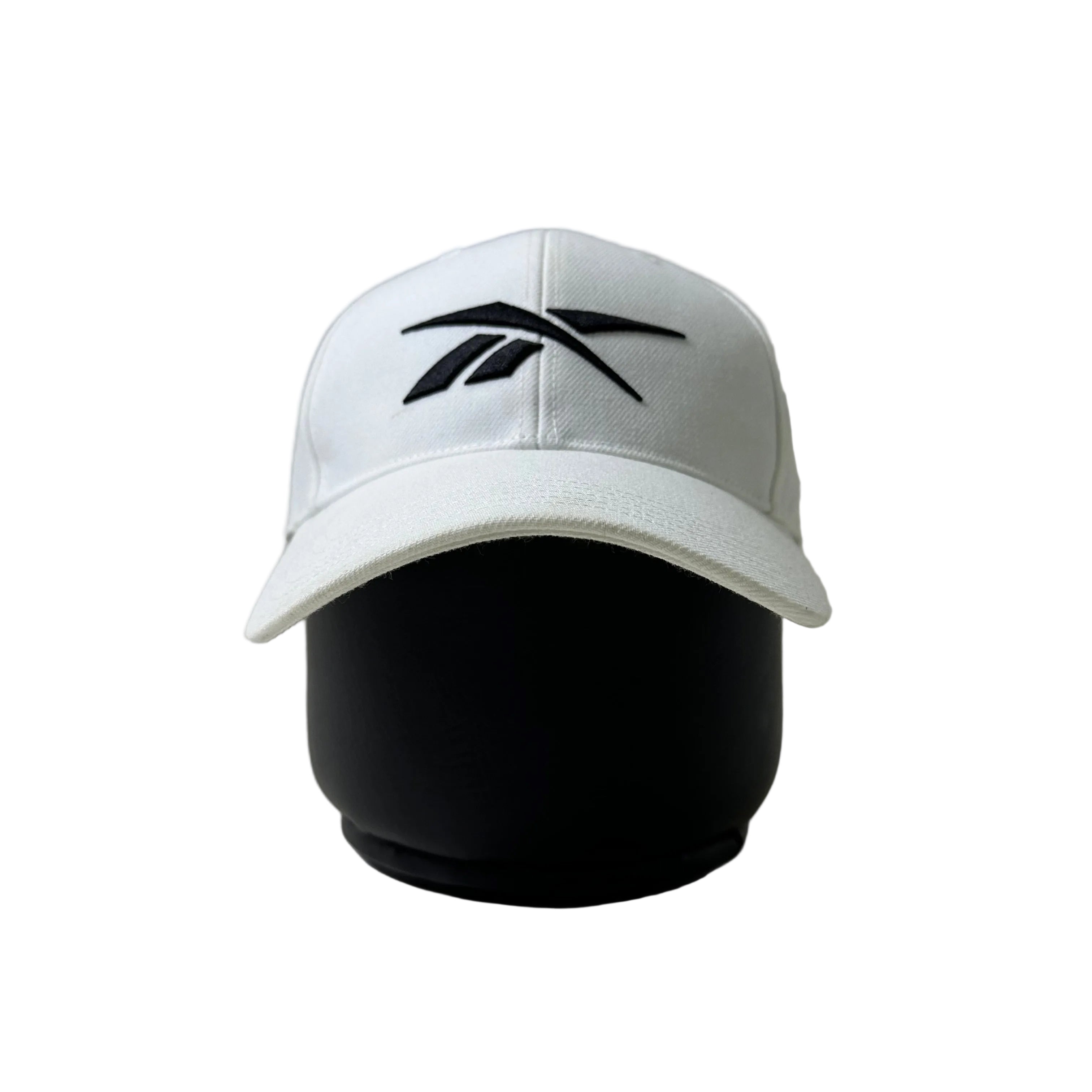Reebok Vector Embroidered Logo Baseball Cap in White (One Size)